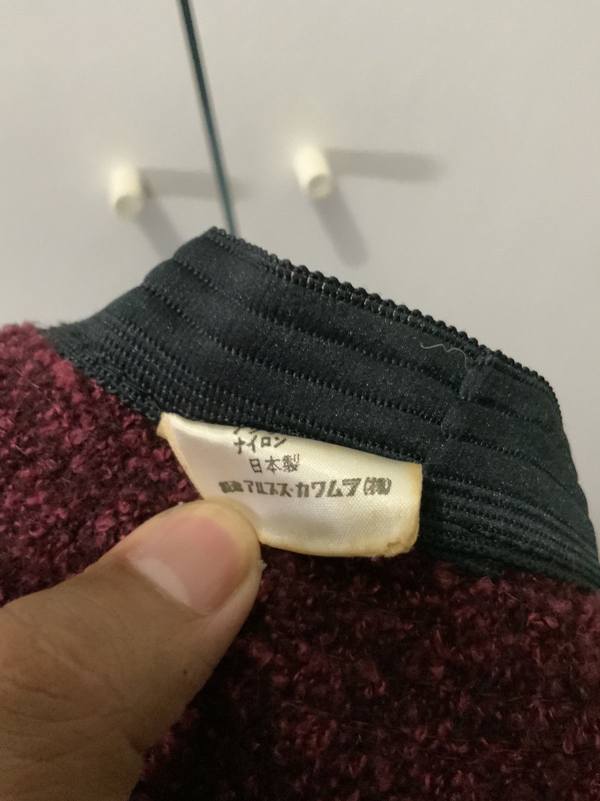 Japanese Brand Maroon Unbranded Japan Made Mohair Hat Size ONE SIZE - 9 Thumbnail