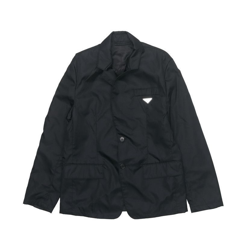 Prada PRADA Black SingleBreasted Suit Jacket-2506 Size US XL / EU 56 / 4 - 3 Thumbnail