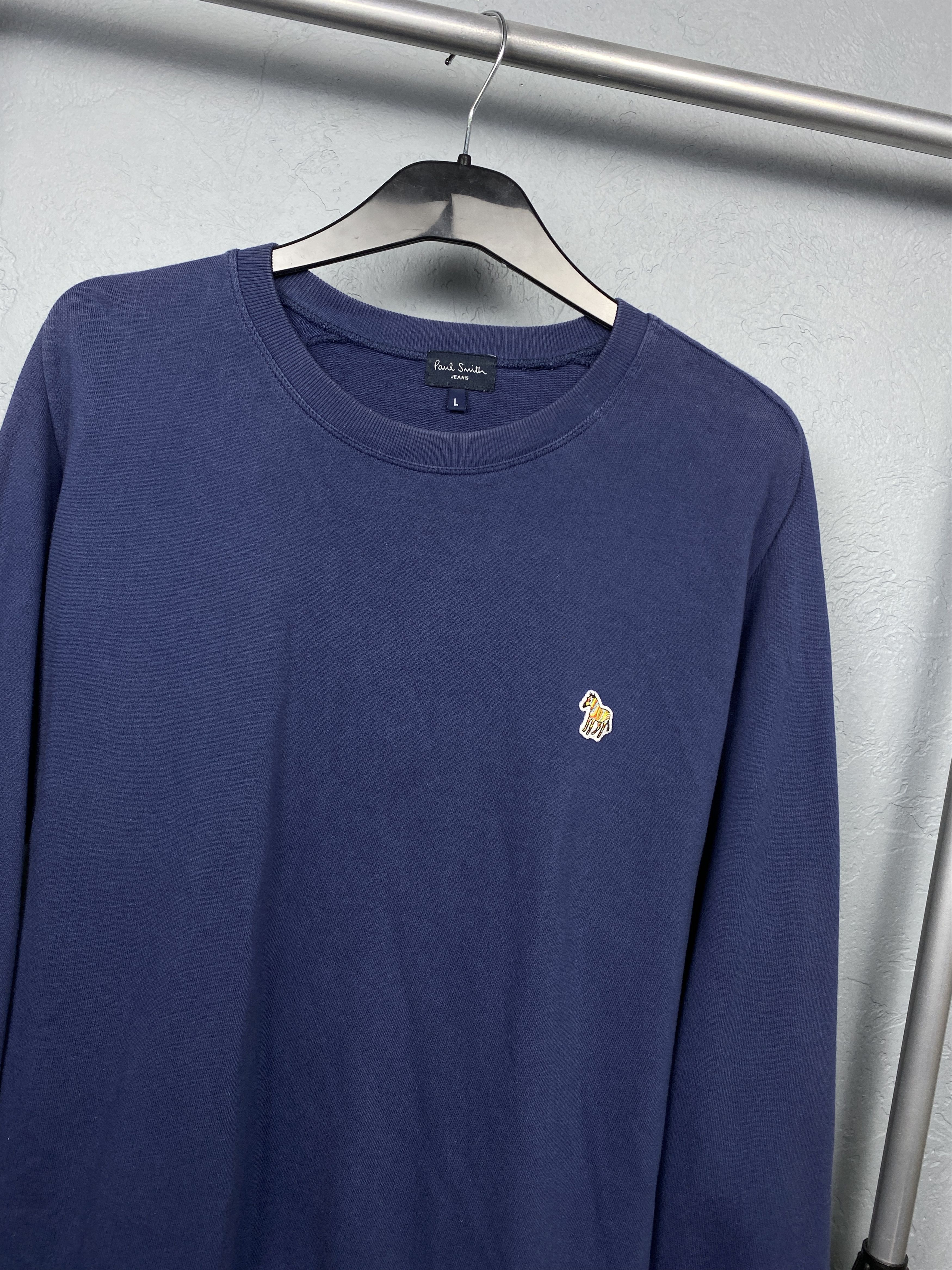 Paul Smith × Vintage Paul Smith Jeans Vintage Mens Crew Neck Sweatshirt Size US L / EU 52-54 / 3 - 2 Thumbnail