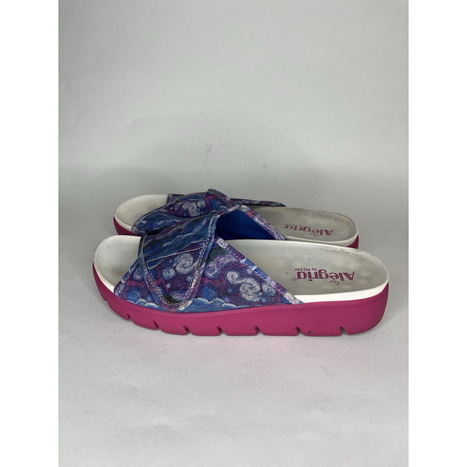 Allegri Alegria AIR-267 AIRIE Such A Monet Platform Slide Sandals Wo Size US 10.5 / IT 40.5 - 14 Thumbnail