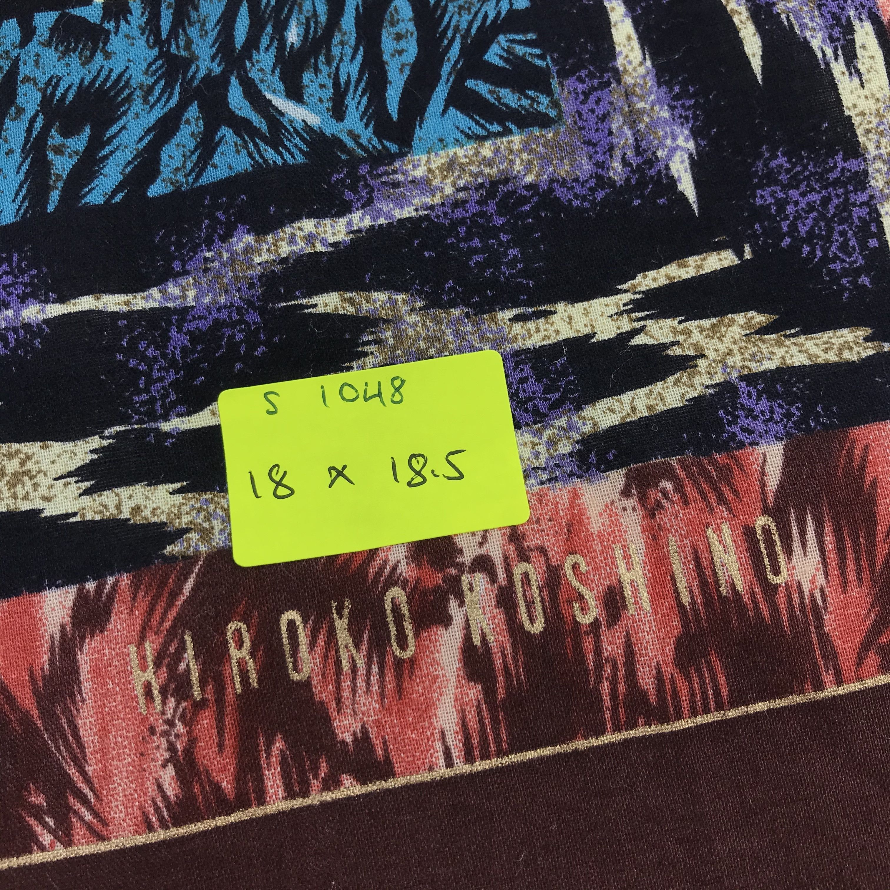 Hiroko Koshino Homme × Vintage Hiroko Koshino Bandana / Handkerchief / Neckerchief - S1048 Size ONE SIZE - 5 Thumbnail