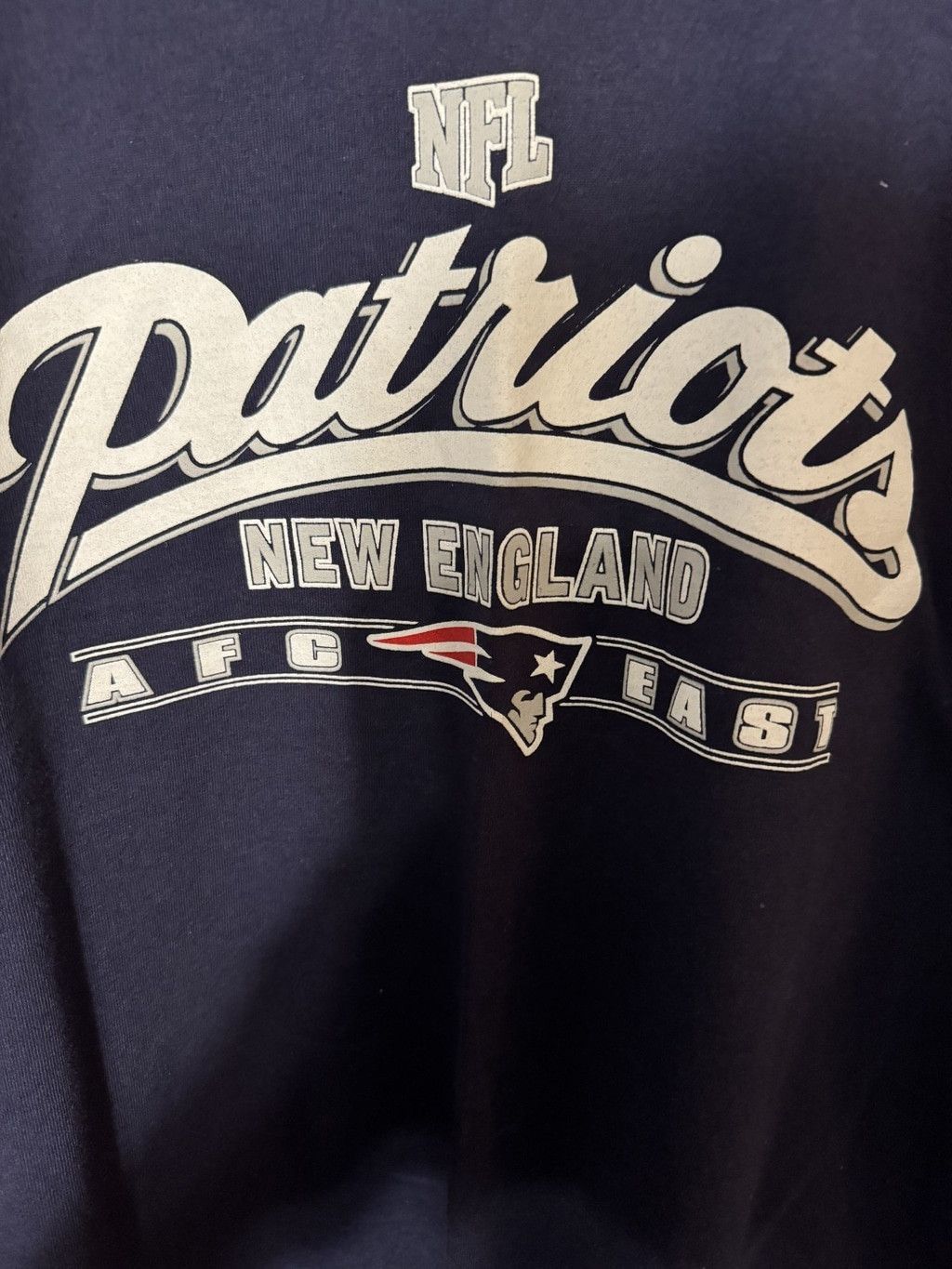 The Unbranded Brand New England Patriots T-Shirt Men XL Blue New Without Tags Size US XL / EU 56 / 4 - 5 Thumbnail