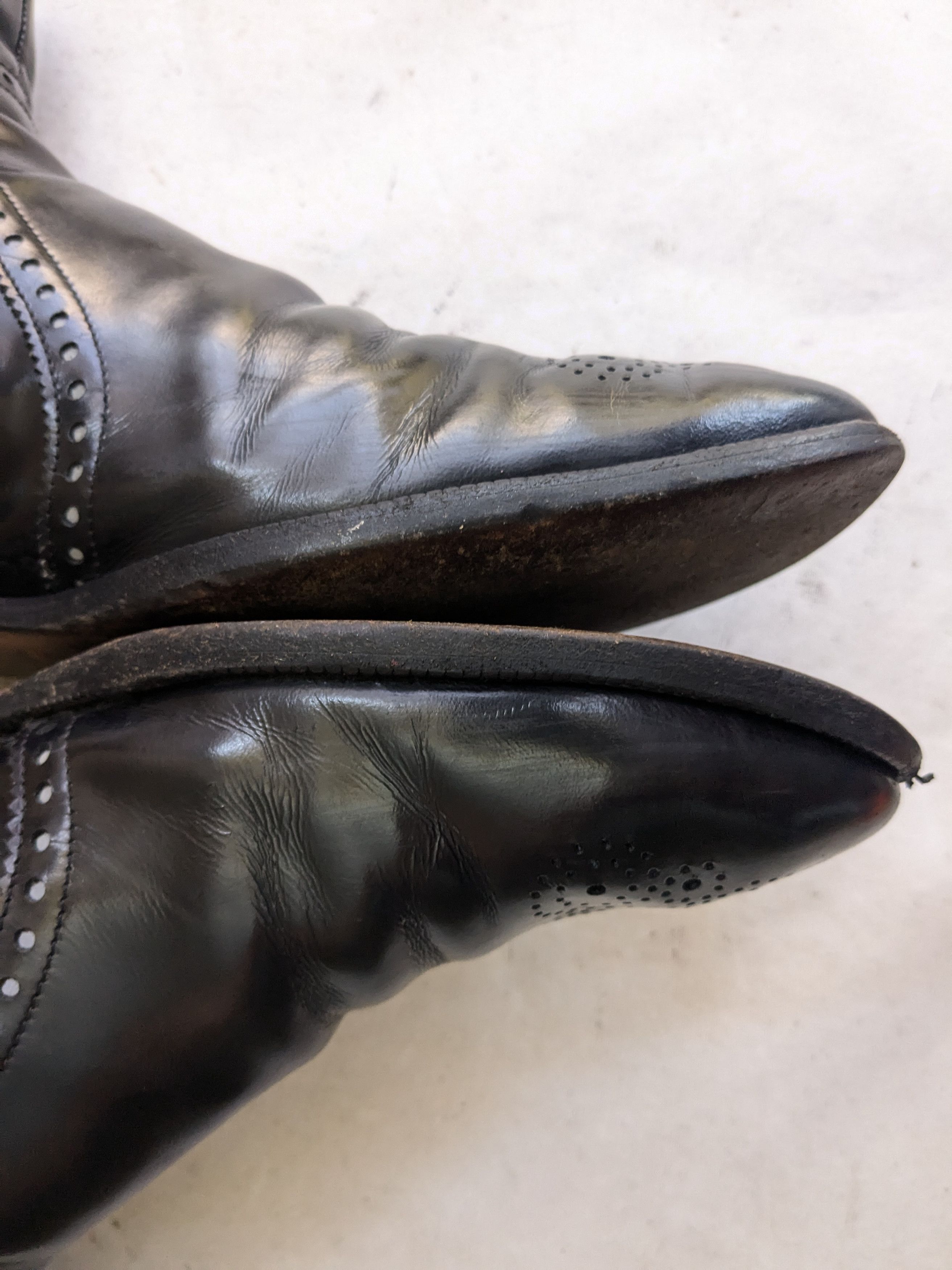 Maison Margiela Maison Margiela Side Zip Boots Black Brogues 9 42 Size US 9 / EU 42 - 5 Thumbnail