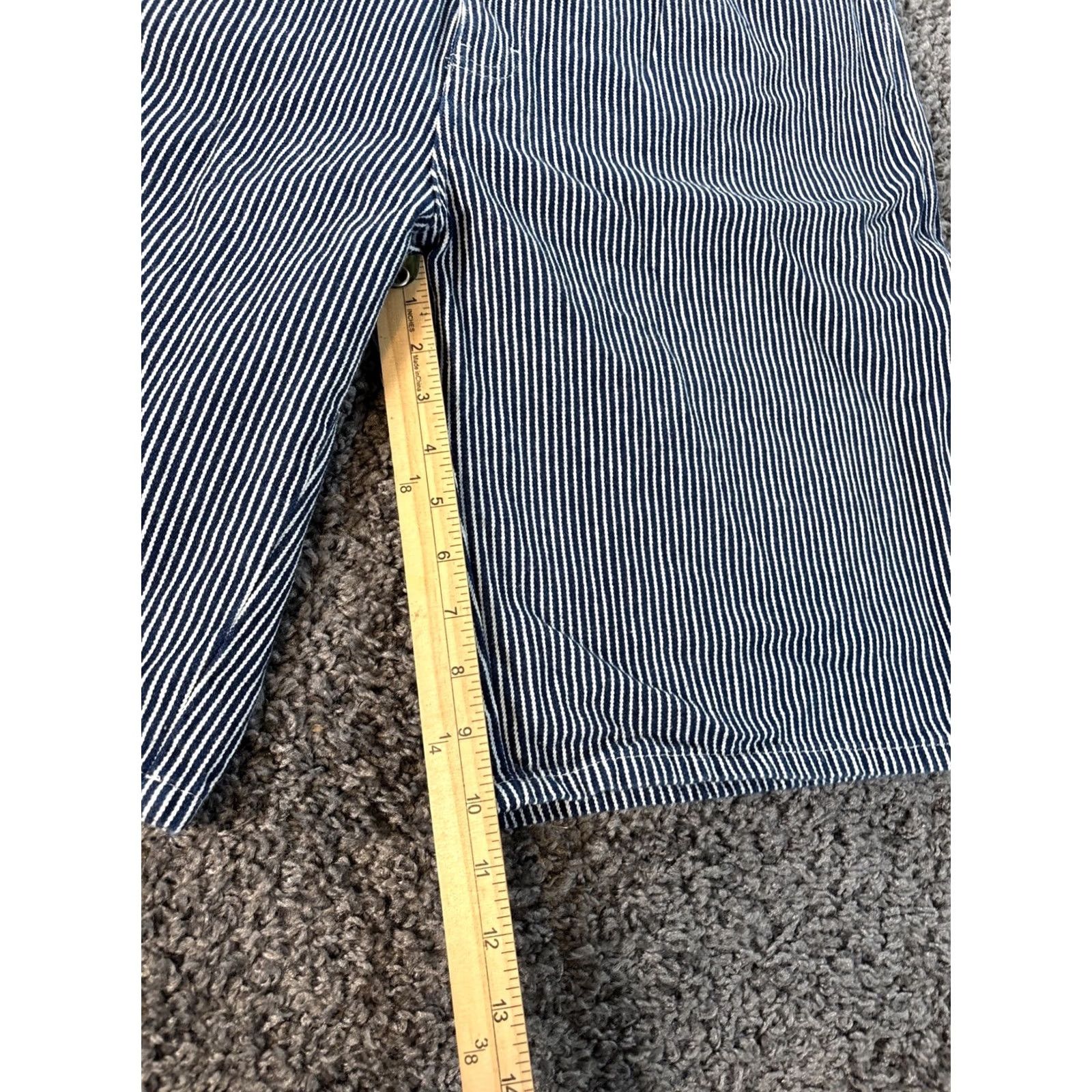 Dickies Dickies Shorts Mens 38 Blue Pinstripe Railroad Conductor Bermuda Workwear Pockets Casual Regular Size US 38 / EU 54 - 4 Thumbnail
