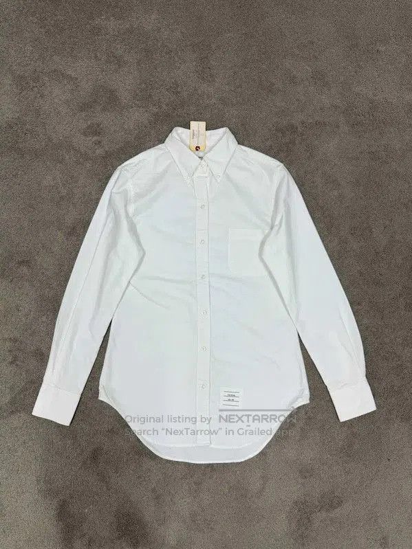 Thom Browne Thom Browne White Cotton Women's Shirt . Size XL / US 12-14 / IT 48-50 - 1 Thumbnail