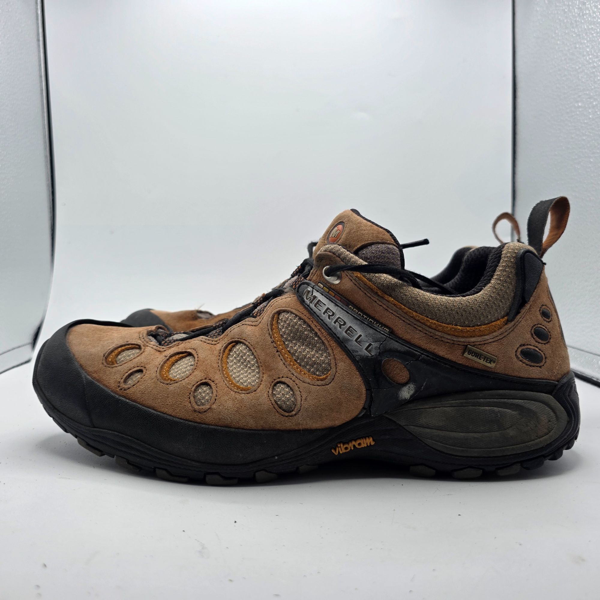 Merrell Merrell Chameleon Mens 10.5 Brown Shoes Vibram Trail Hiking Size US 10.5 / EU 43-44 - 13 Thumbnail