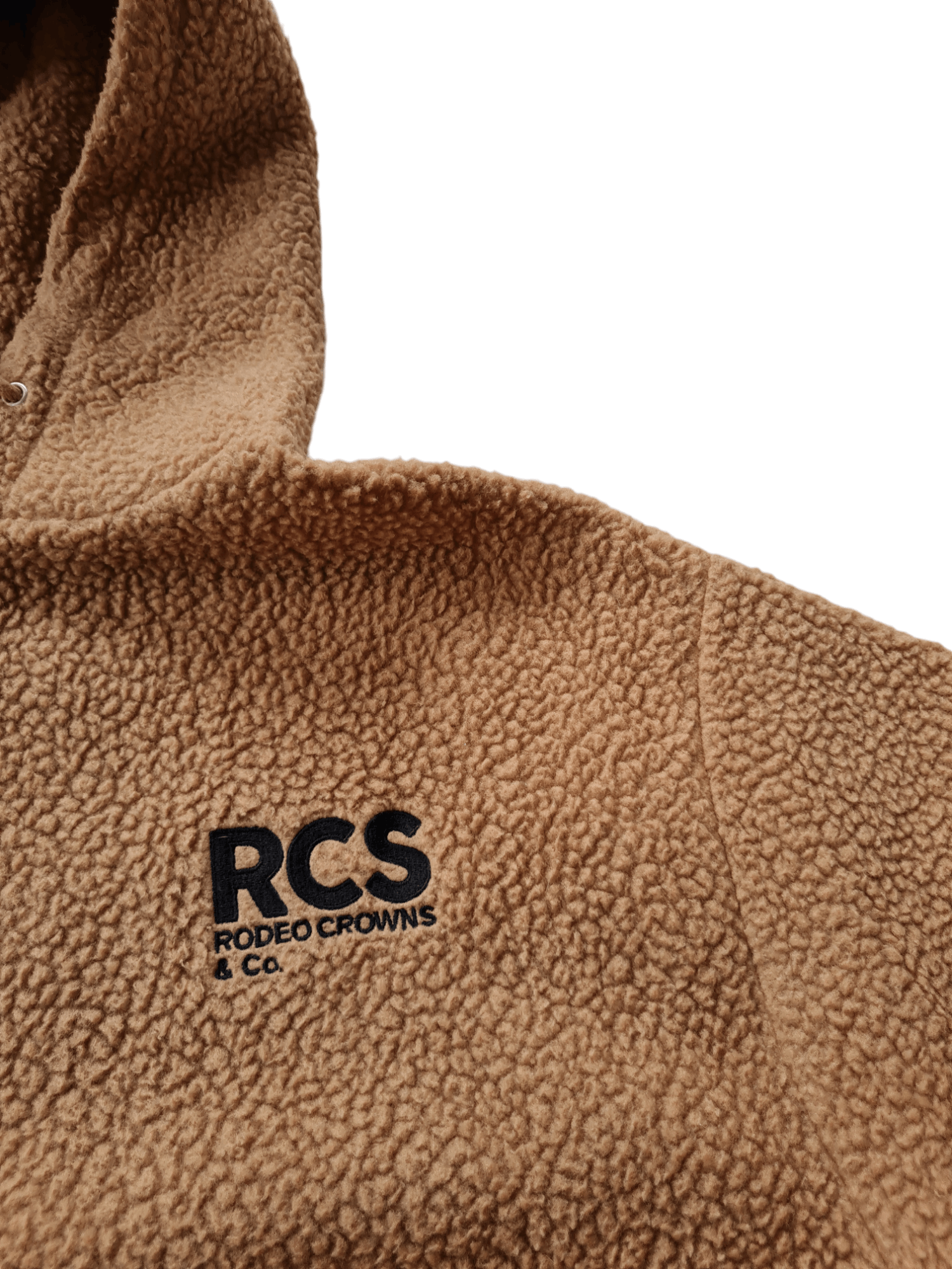 Japanese Brand × Vintage Vtg Rodeo Crown Sherpa Fleece Jacket Hoodie Size US L / EU 52-54 / 3 - 6 Thumbnail