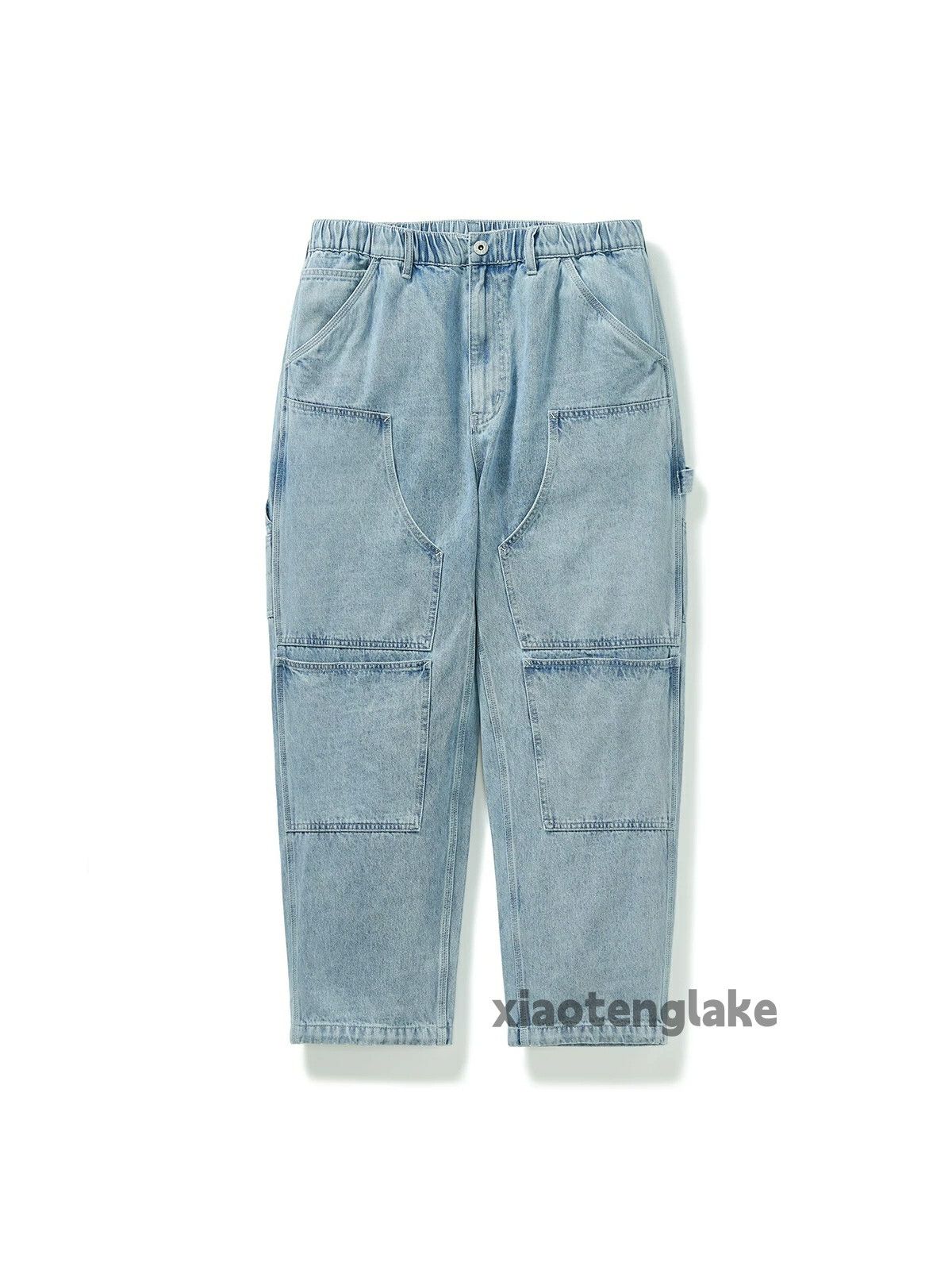 Jean Unisex outdoor sports loose hiphop carpenter pants Size US 38 / EU 54 - 6 Thumbnail
