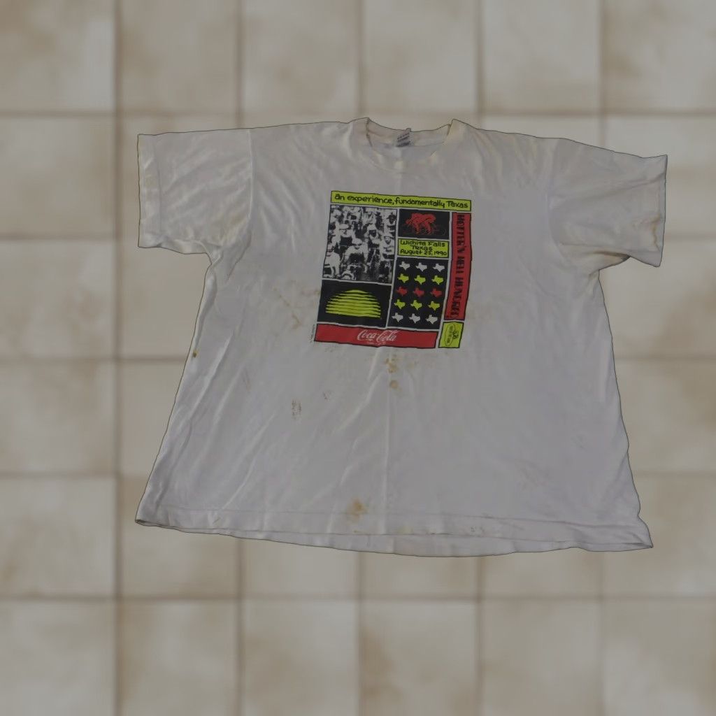 Fruit Of The Loom VINTAGE Hotter'N Hell Hundred Shirt Mens 2XL 1990 Coca-Cola Made USA Cycling 90s Shirt Size US XXL / EU 58 / 5 - 1 Thumbnail