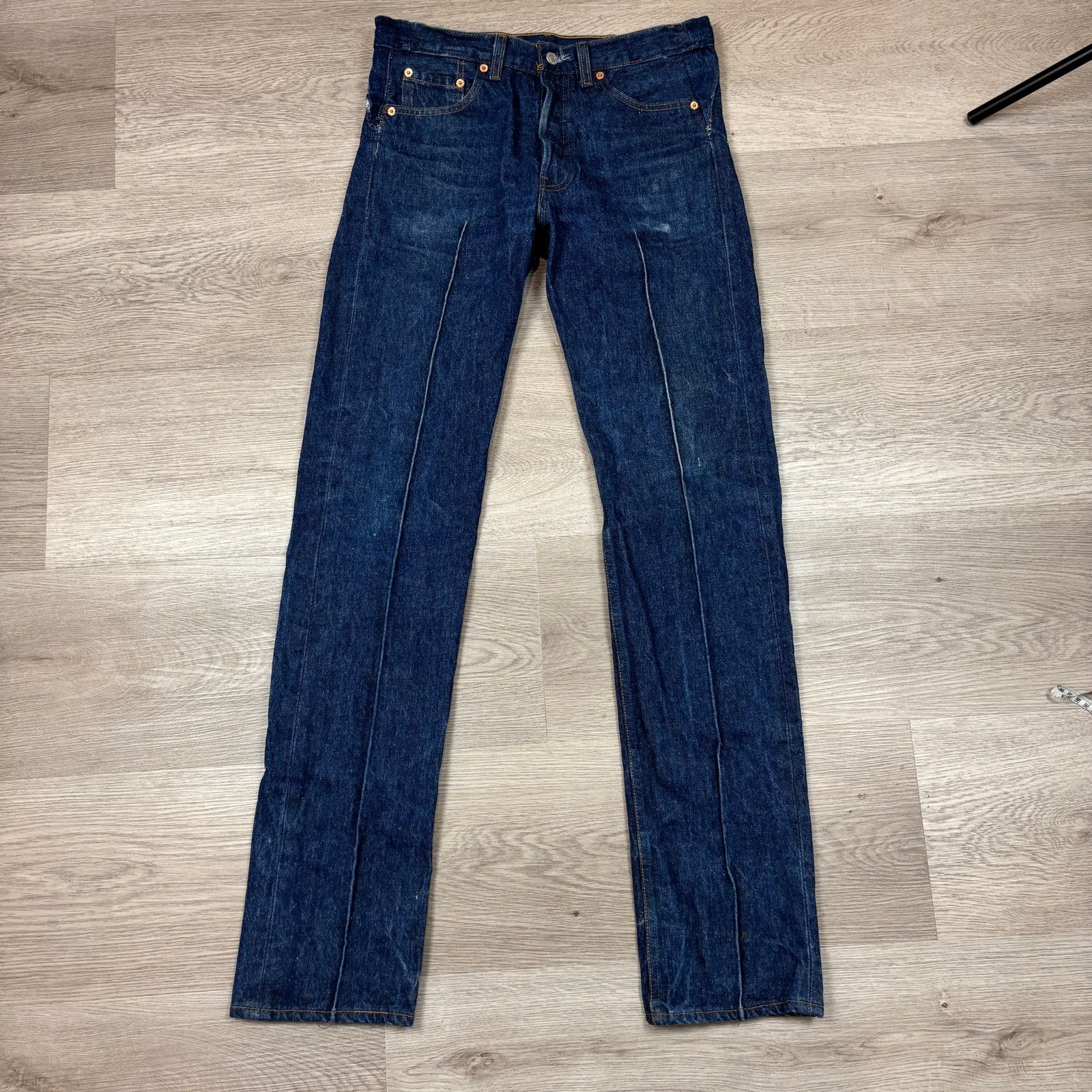 Levi's × Vintage Vintage 90s Levi's 501 XX Straight Leg Jeans 30x38 (33x35) Size US 33 - 2 Thumbnail