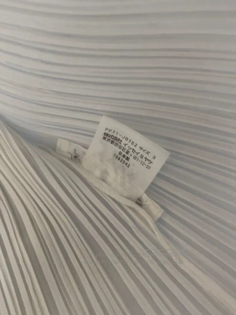 Issey Miyake Issey Miyake White Top Size L / US 10 / IT 46 - 6 Thumbnail