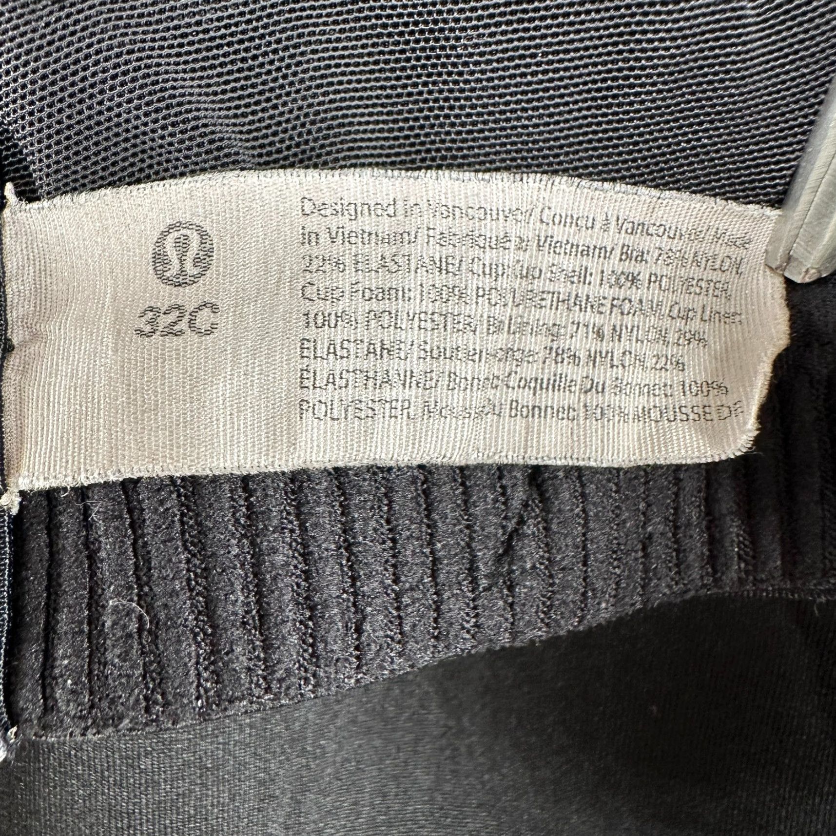 Lululemon Lululemon Sports Bra Womens 32C Black Lightweight Air Support Crossback Back Crisscross Gym Yoga Activewear Size ONE SIZE - 5 Thumbnail