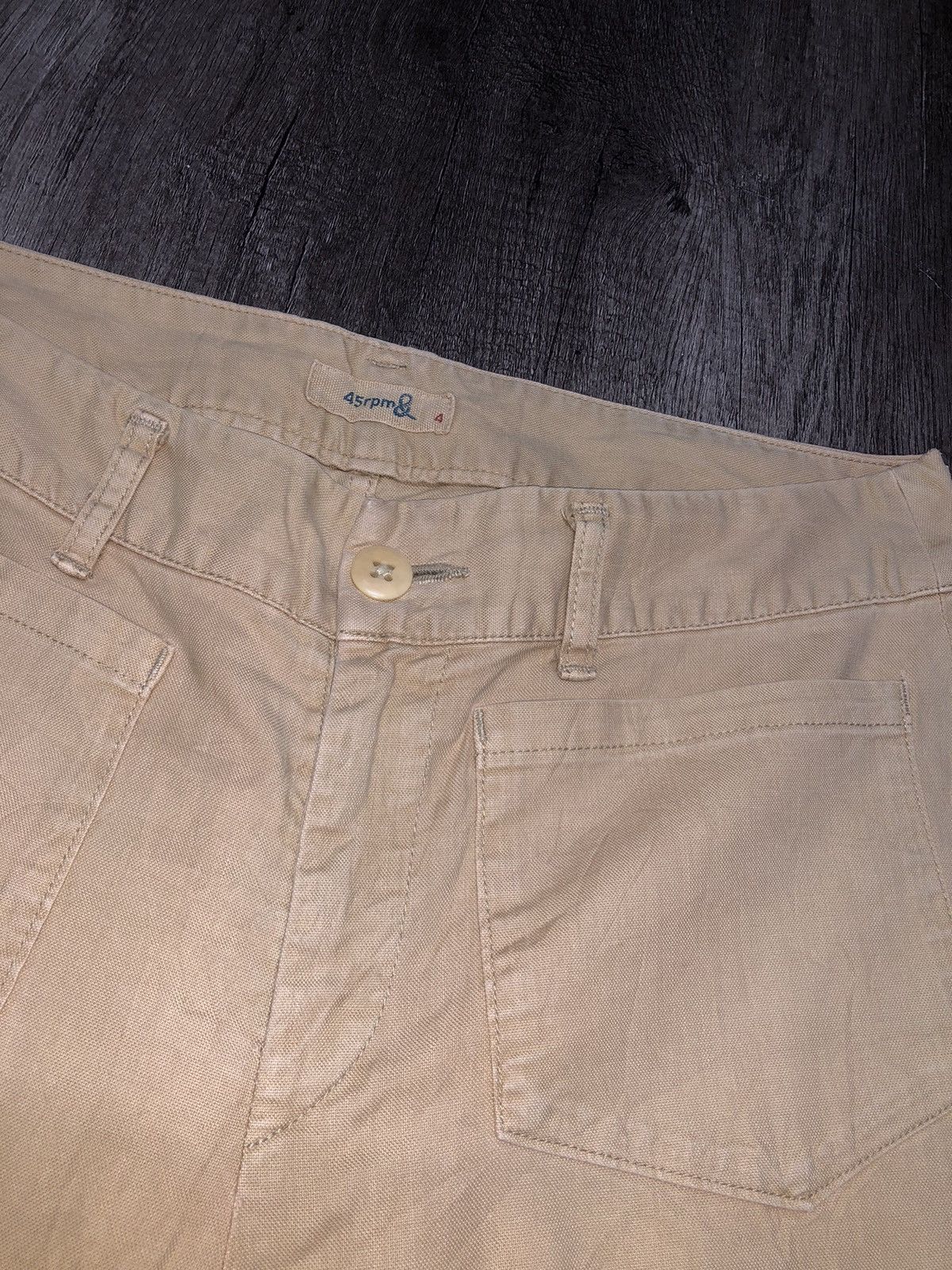 45rpm × Japanese Brand × Kapital Vintage 45rpm Khakis Bush Pants Design Unisex Size US 32 / EU 48 - 18 Thumbnail