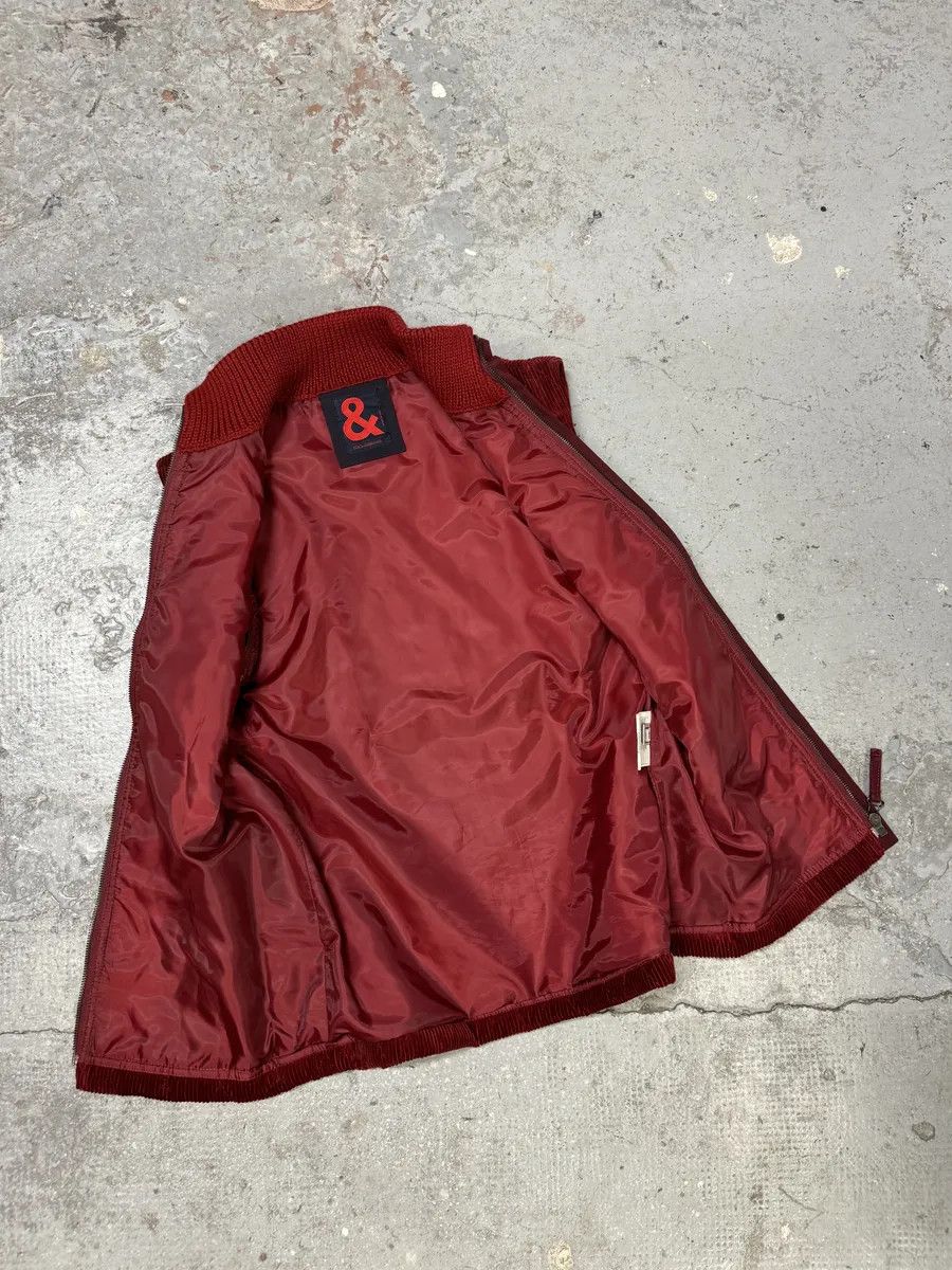 Dolce & Gabbana AW1996 Dolce & Gabbana Red Quilted Hybrid Vest Size US XS / EU 42 / 0 - 5 Thumbnail