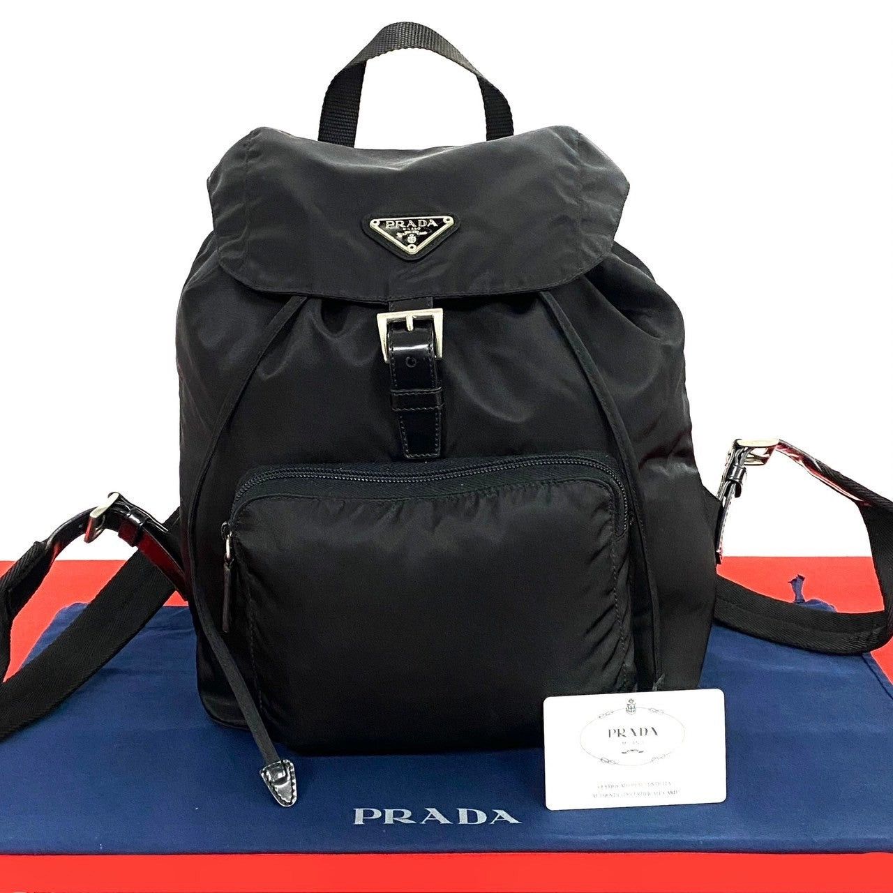 Prada Backpack Black Nylon