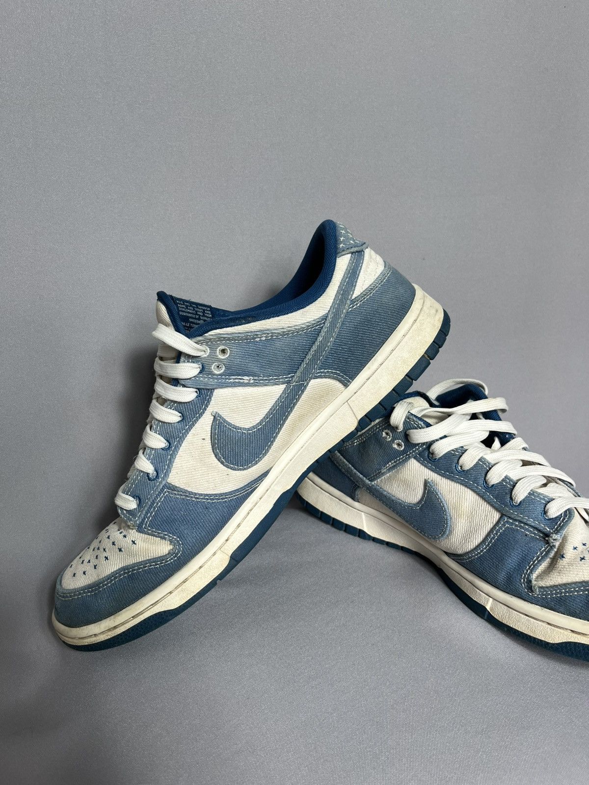 Nike Nike dunk shoes low denim mens Size US 11 / EU 44 - 5 Thumbnail