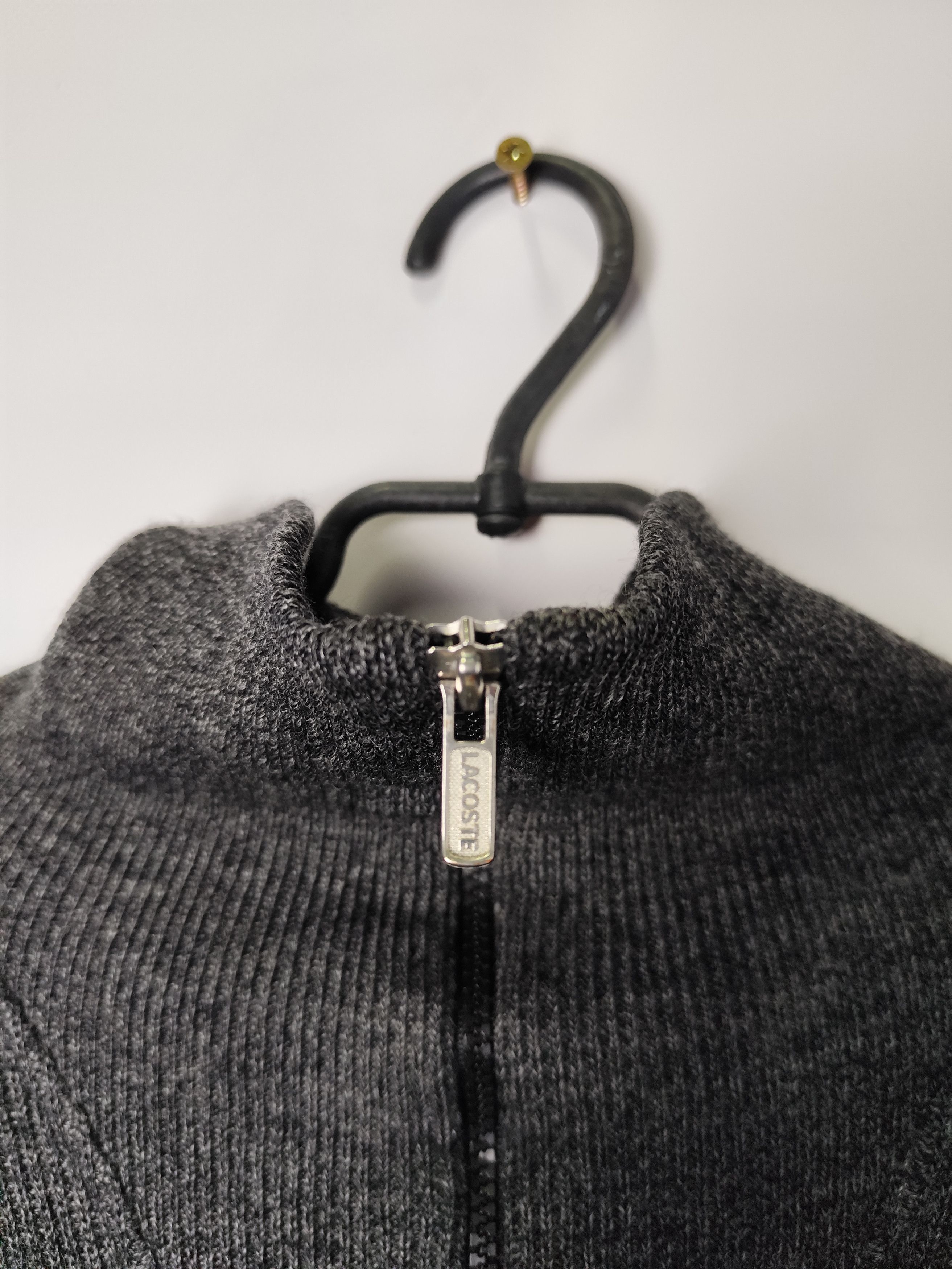 Lacoste Vintage Lacoste 1/4 Zip Wool Knit Sweater 90s Old Money Size US L / EU 52-54 / 3 - 3 Thumbnail