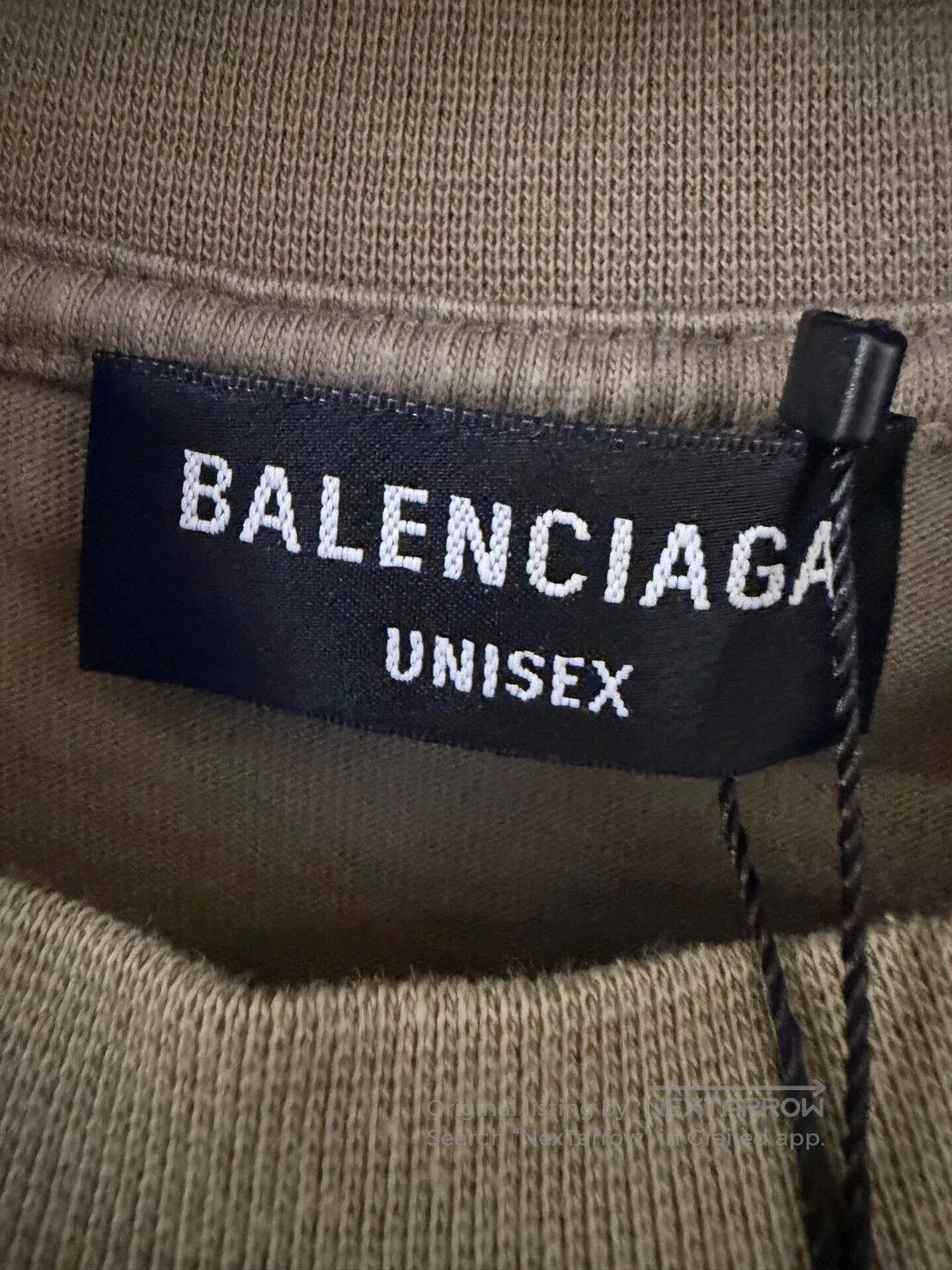 Balenciaga Balenciaga Khaki Embroidered Logo Short Sleeve Shirt. Size US M / EU 48-50 / 2 - 3 Thumbnail