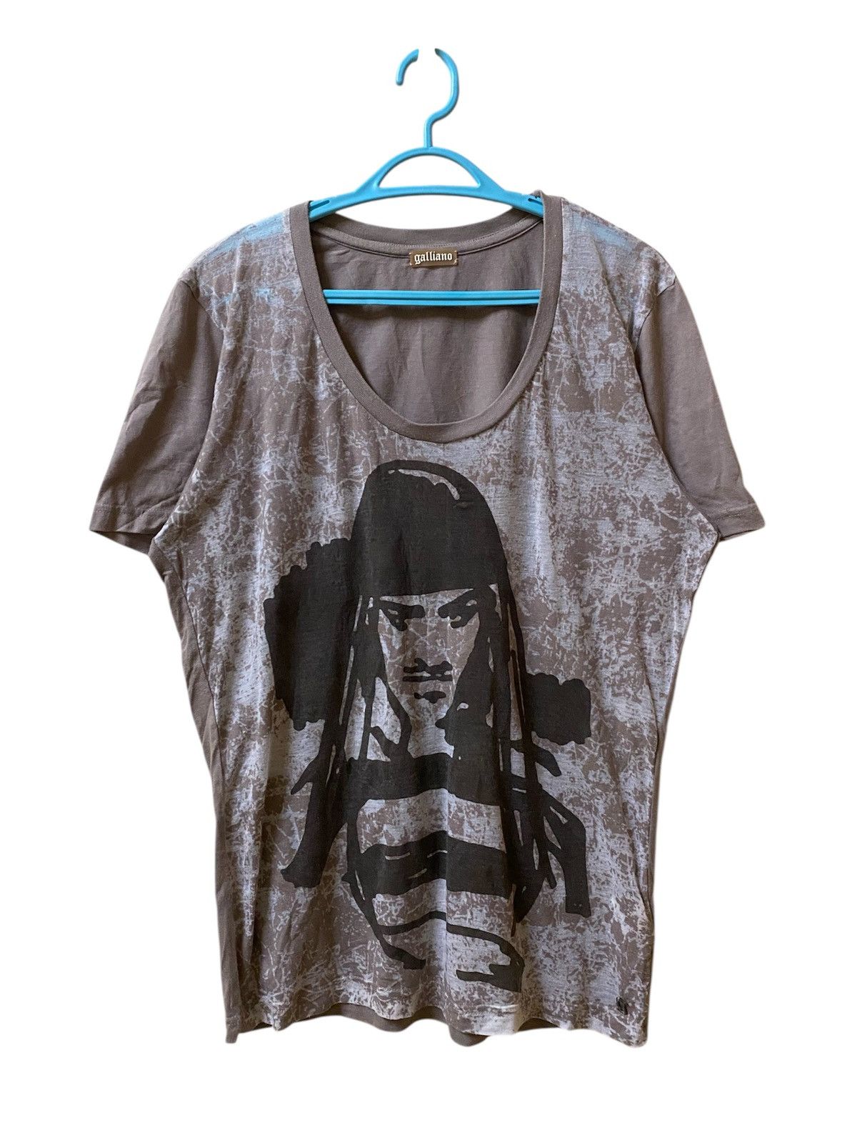 John Galliano 💥Last Drop💥John Galliano Grunge Print Tshirt Size US S / EU 44-46 / 1 - 1 Thumbnail