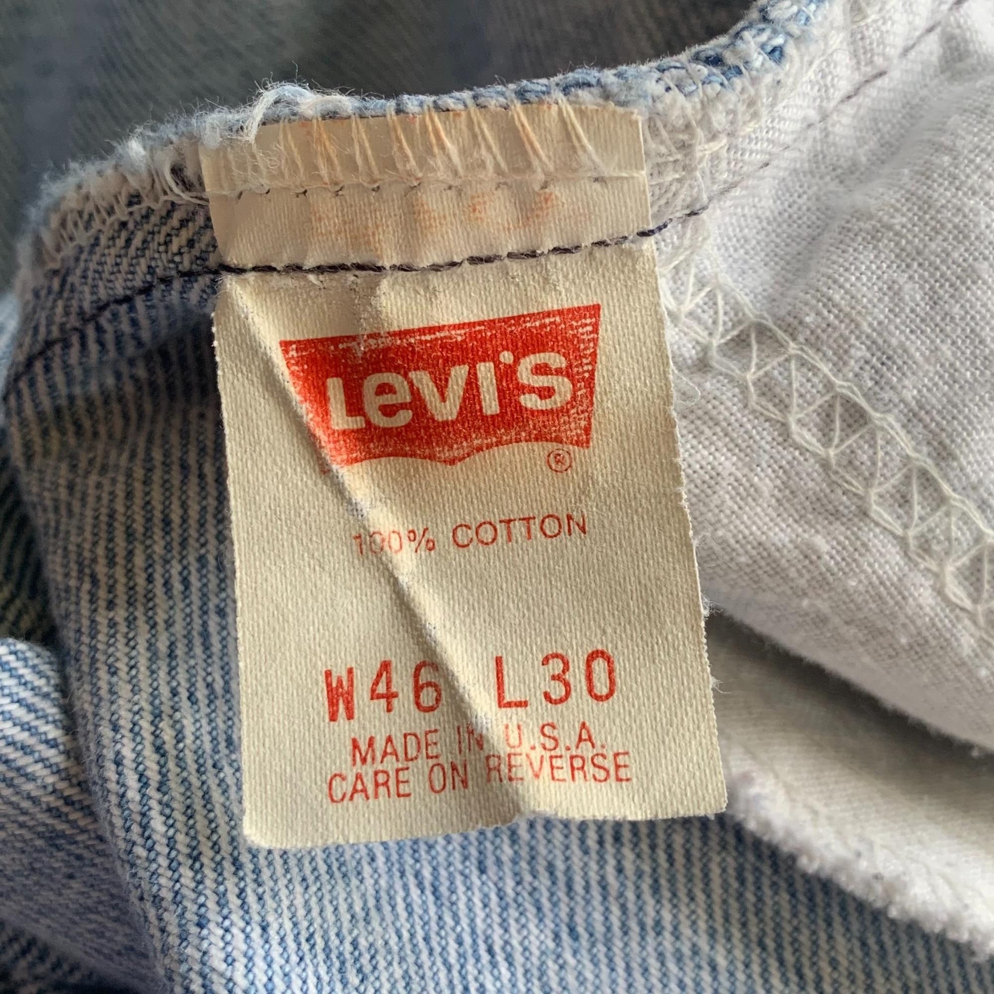 Levi's Vintage Levi's 540 Leather Tab USA Light Wash Denim Jeans Size US 44 / EU 60 - 11 Thumbnail