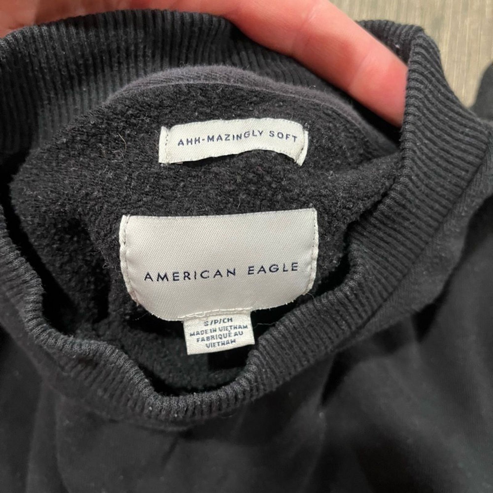 American Eagle Outfitters American Eagle Ahh-Mazingly Soft Cropped Sweatshirt Fleece S Size S / US 4 / IT 40 - 2 Thumbnail