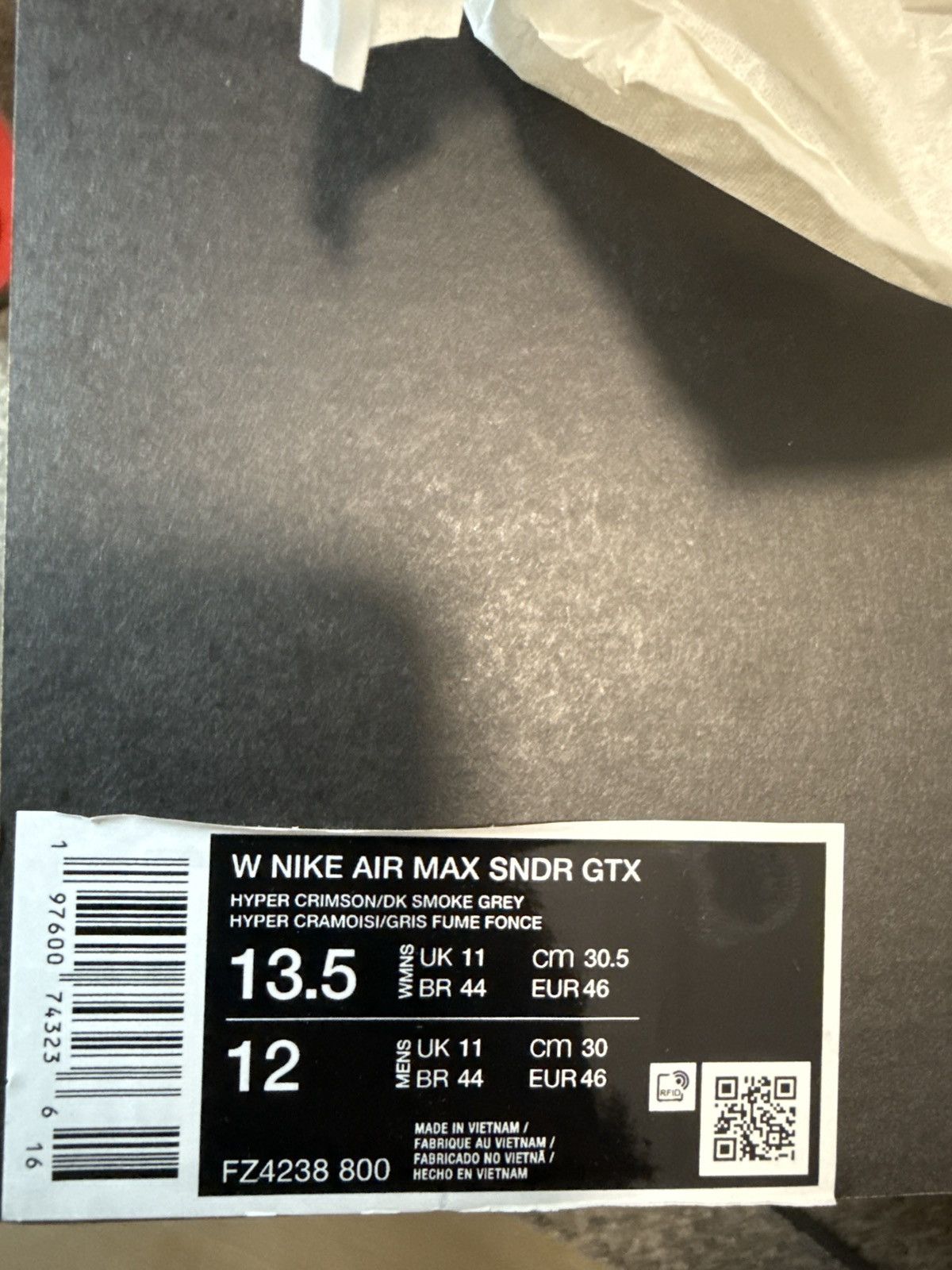 Nike W NIKE AIR MAX SNDR GTX Size US 11 / EU 44 - 1 Thumbnail