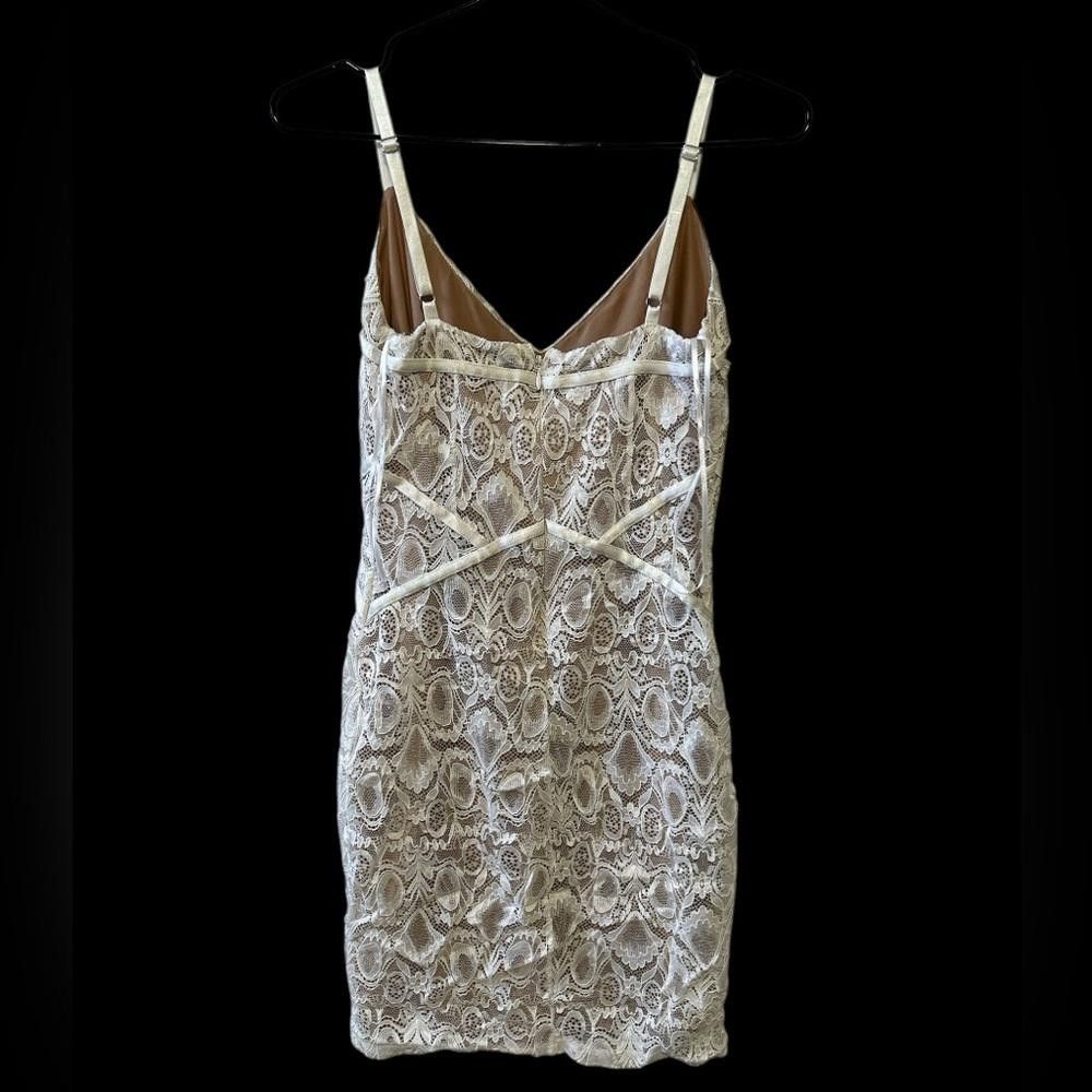 Guess Guess Gorgeous White Lace Mini Dress Size S / US 4 / IT 40 - 3 Thumbnail
