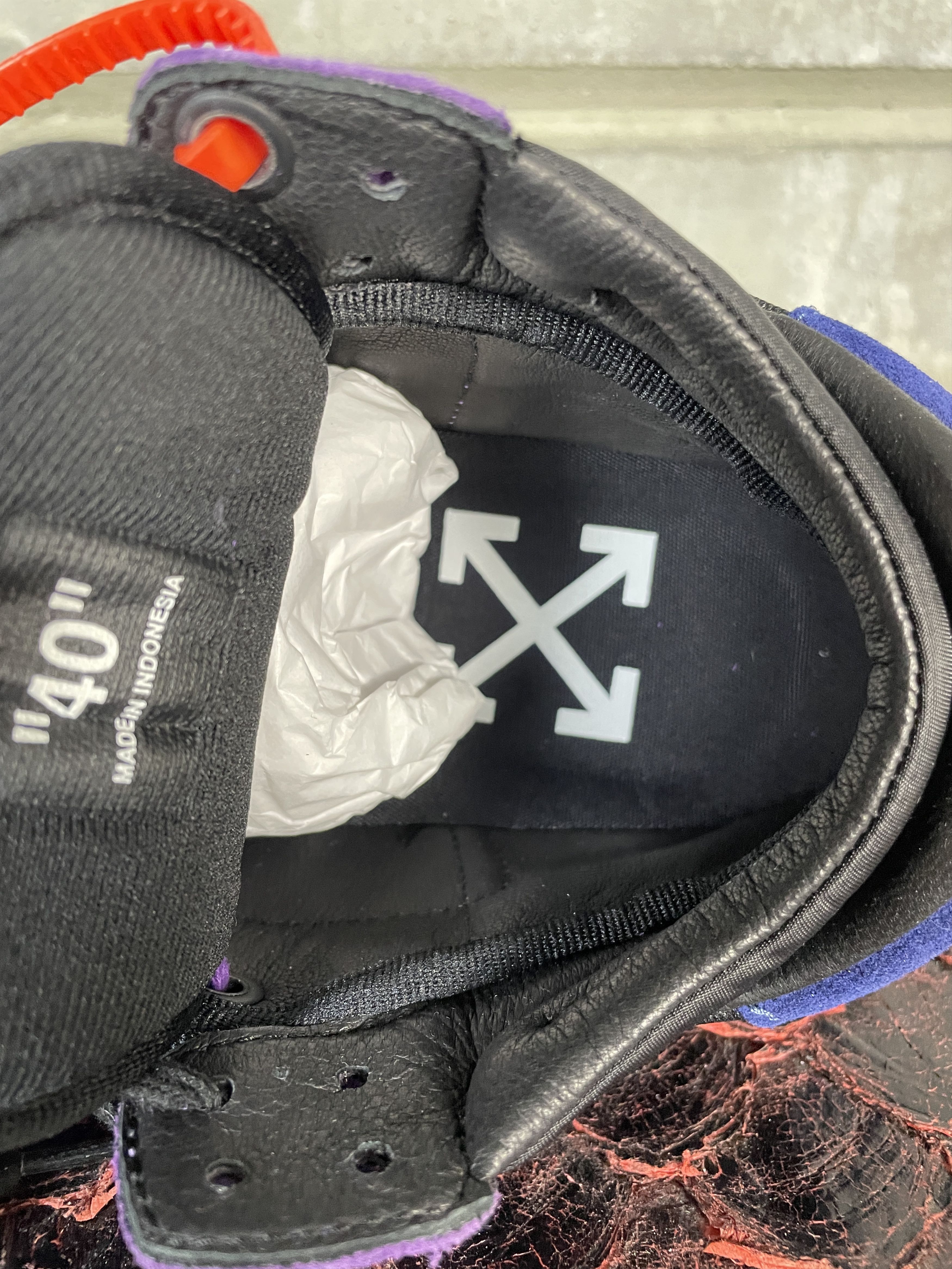 Off-White Off-White Off-Court Low Sneakers PURPLE Size US 7 / EU 40 - 12 Thumbnail