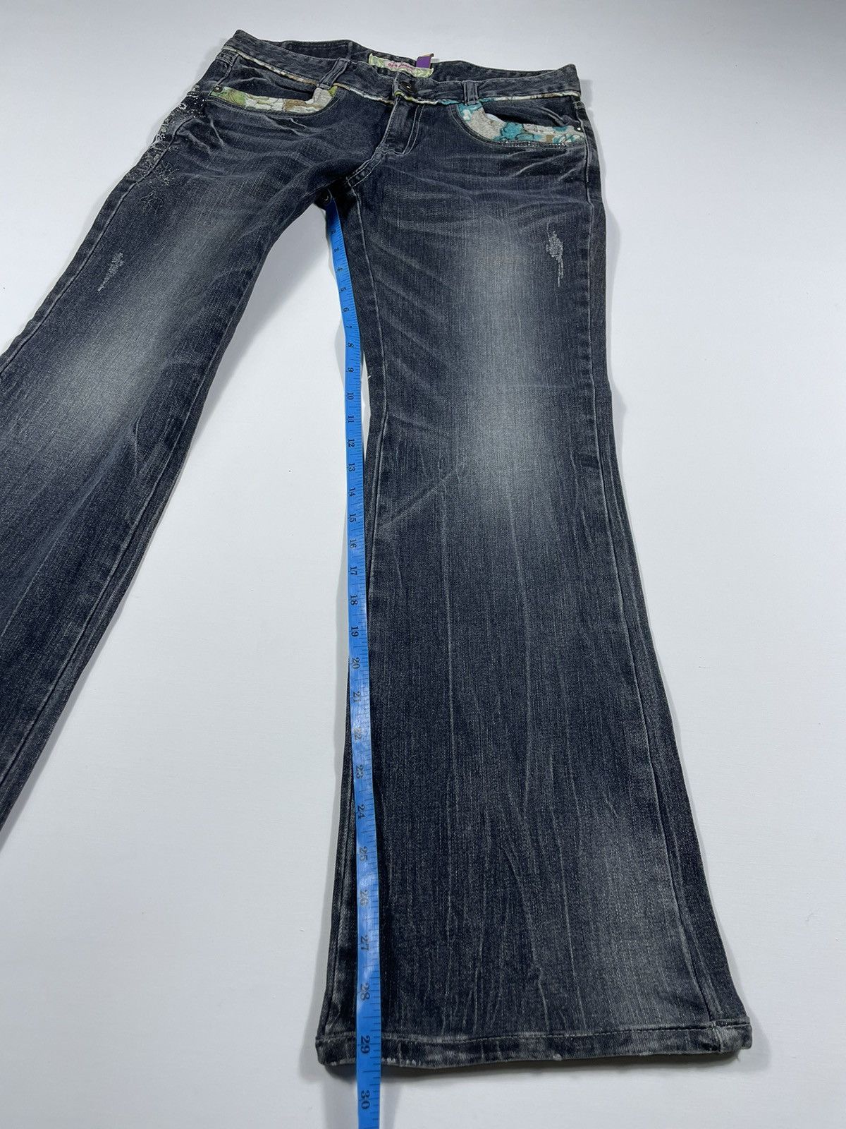 Japanese Brand Odx jeans Flared Jeans Low Rise size 31-32 Size US 31 - 14 Thumbnail