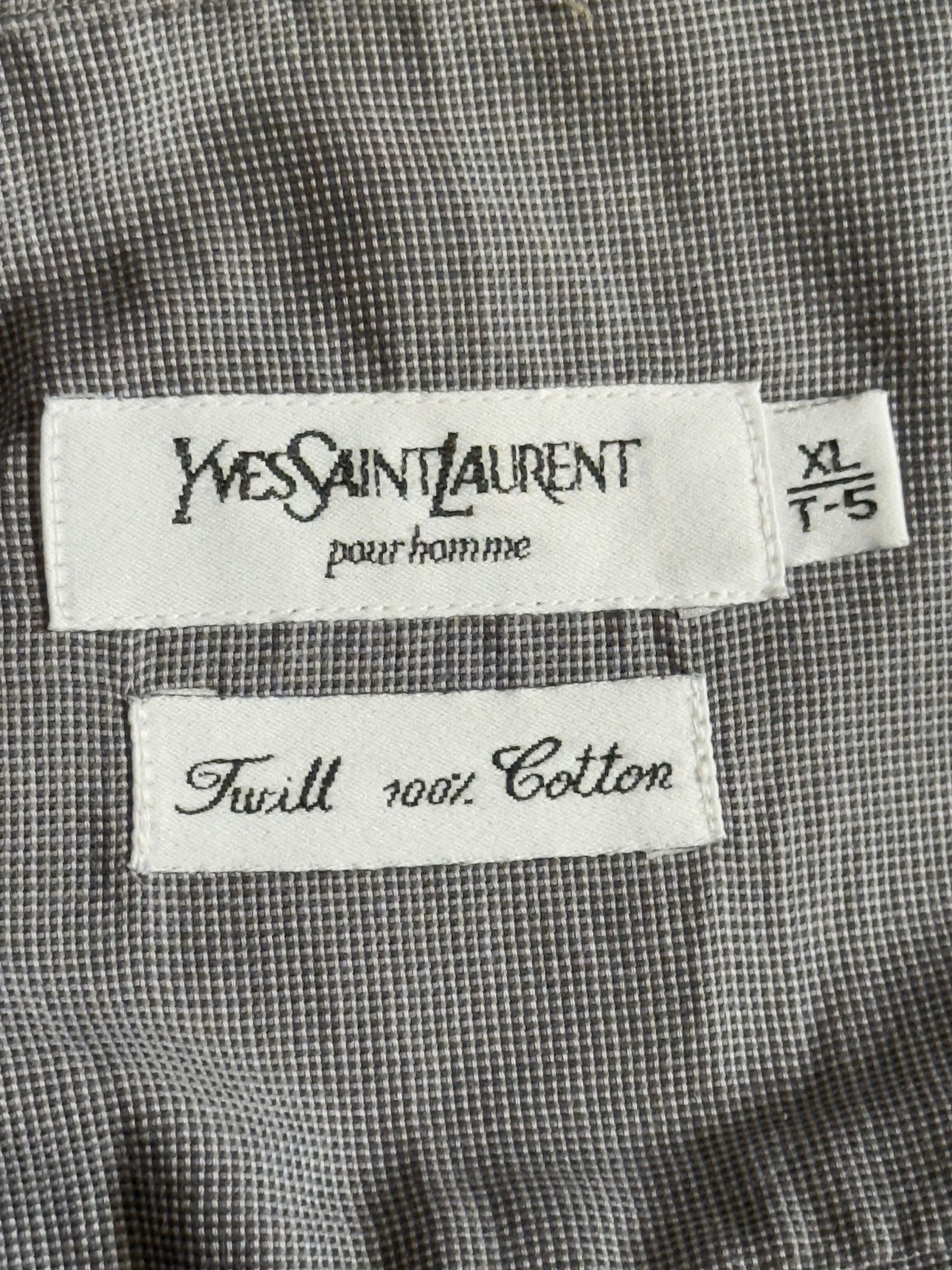 Yves Saint Laurent 🔥 YSL vintage Yves saint laurent shirt size xl cotton Size US XL / EU 56 / 4 - 6 Thumbnail