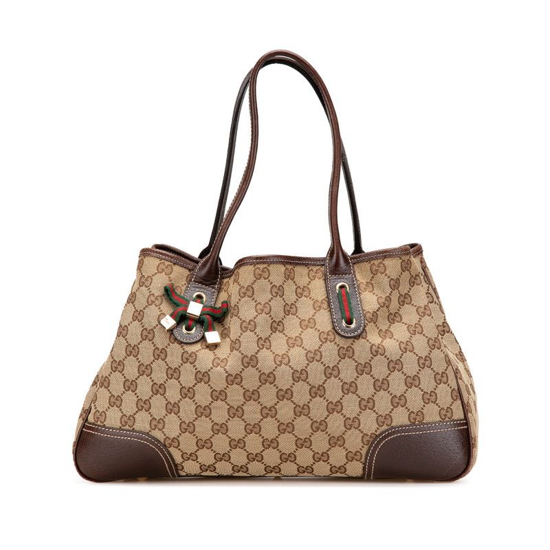 Gucci Gucci GG Canvas Sheline Canvas Tote Bag Canvas Tote Bag 163803 in Brown, Women's