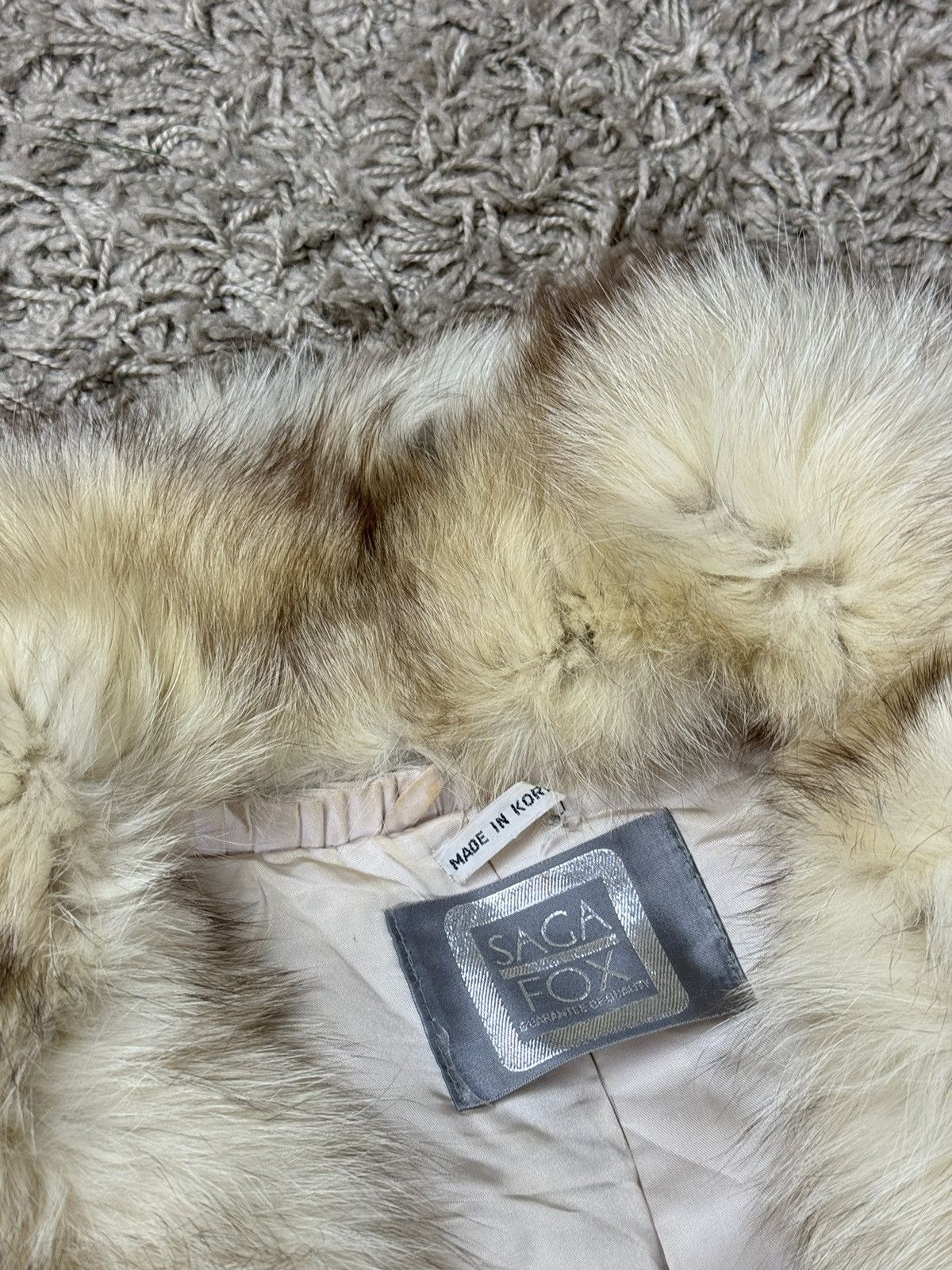 Sagafurs Rare Blue Arctic Fox natural fur Saga Fox coat original item Size M / US 6-8 / IT 42-44 - 3 Thumbnail