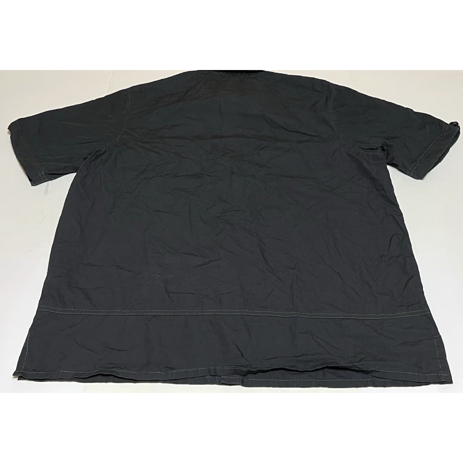 Vintage VINTAGE Marithe Francois Girbaud Button Shirt Mens XL Black Spinout Pocket Size US XL / EU 56 / 4 - 3 Thumbnail