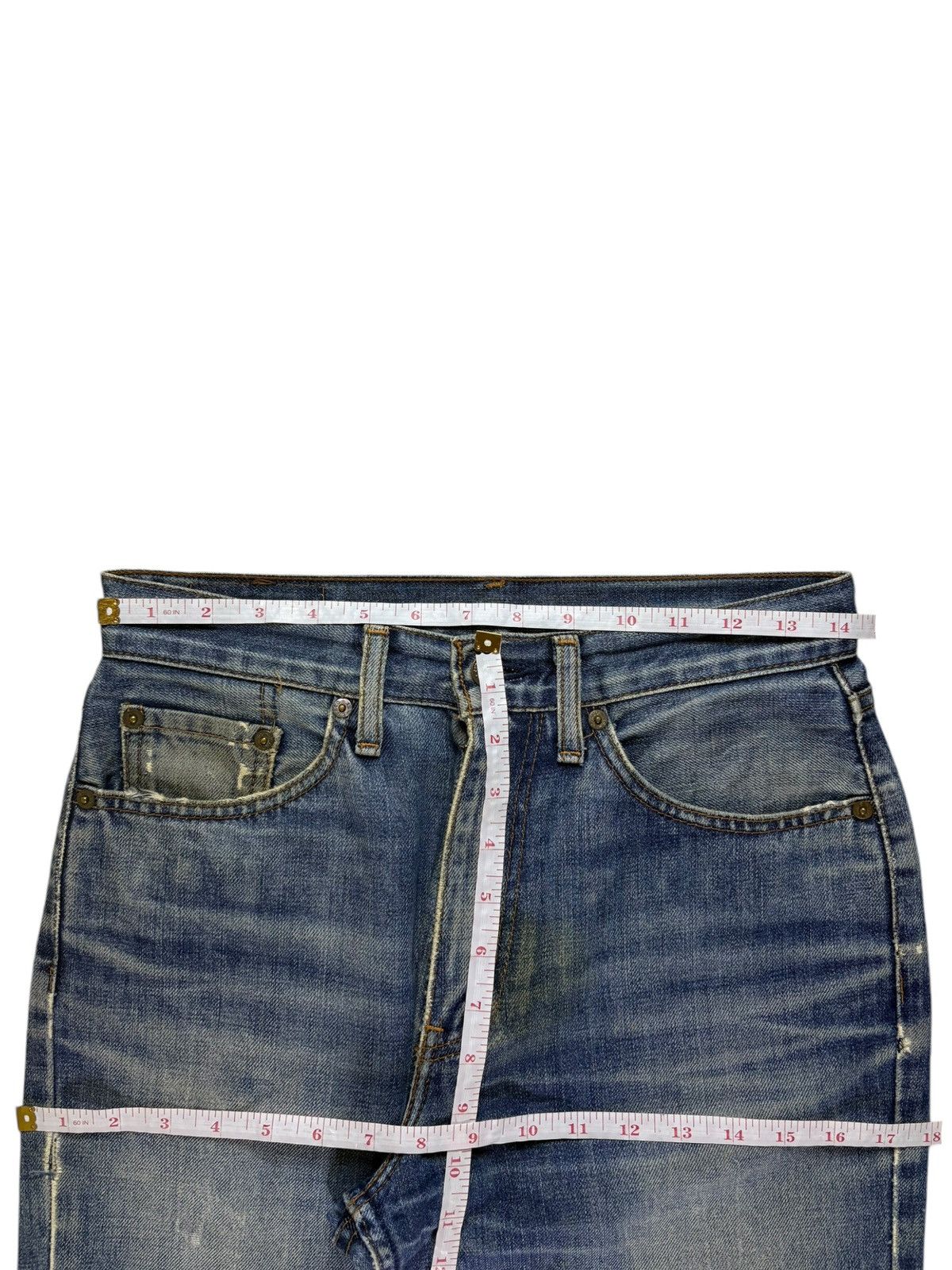 LVC × Levi's × Levi's Vintage Clothing Vintage 90s Levis 560 Faded Wash Distressed Loose Jeans Size US 29 - 12 Thumbnail