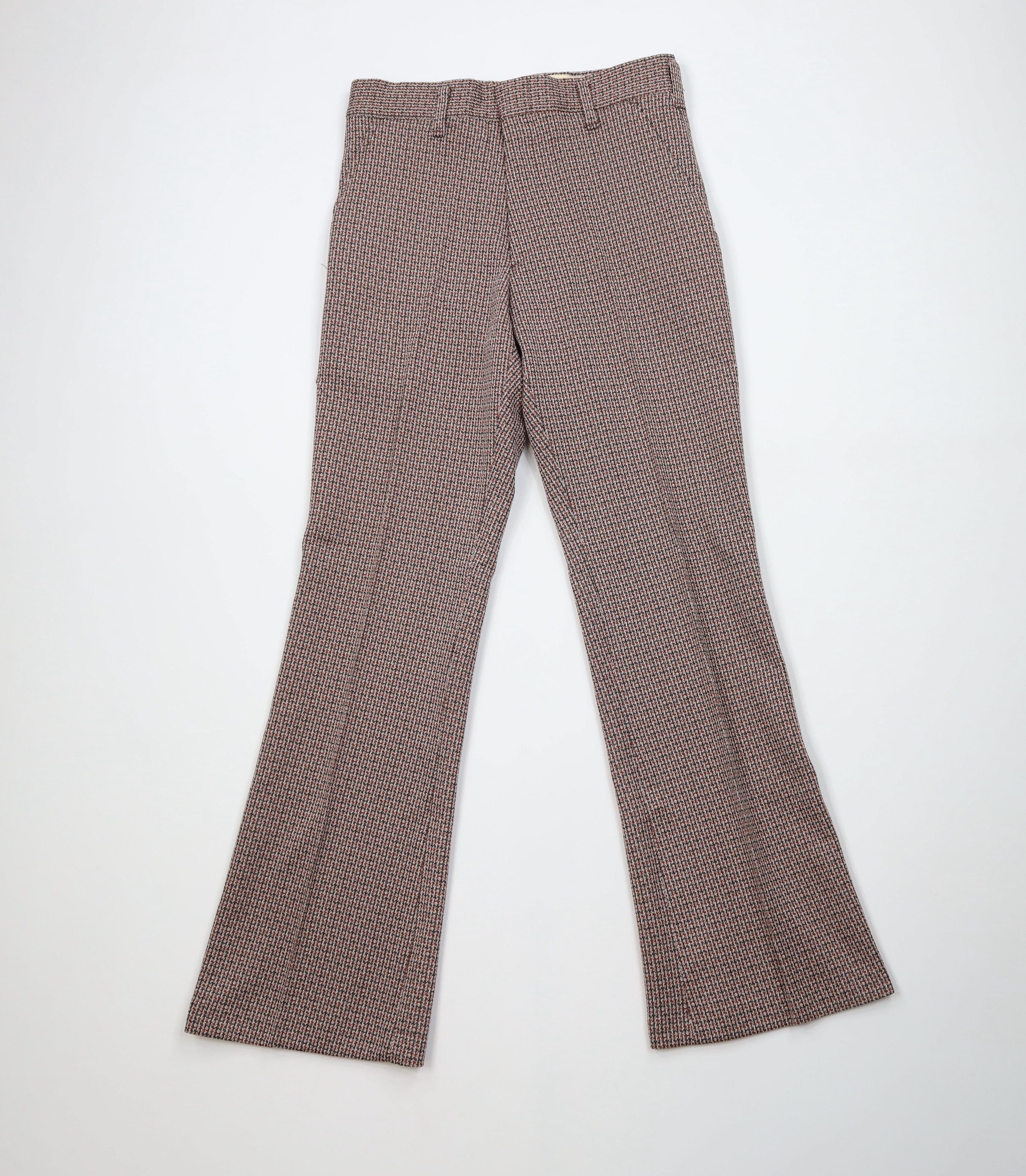 Vintage Deadstock Vintage 70s Streetwear Knit Wide Leg Pants USA Size US 30 / EU 46 - 1 Thumbnail