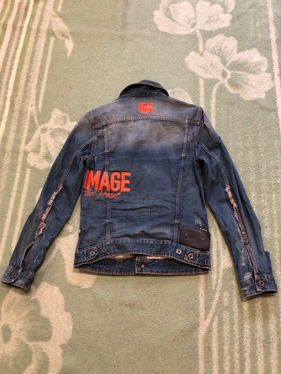 G-Star vintage jacket denim blue Y2K G-Star Raw logo Streetwear Size US XS / EU 42 / 0 - 23 Thumbnail