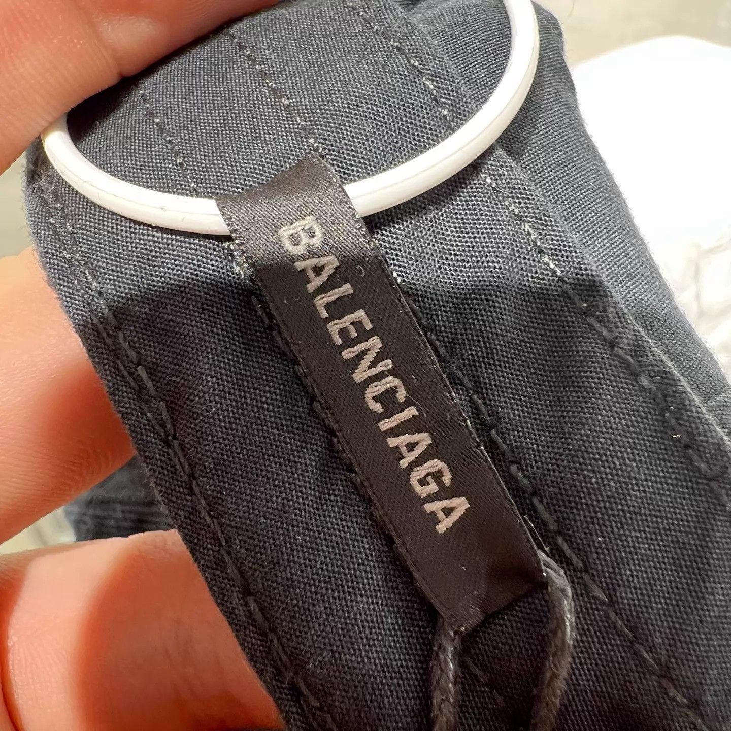 Balenciaga Balenciaga Dye Washed Double Ring Destroyed Cap M Size ONE SIZE - 5 Thumbnail