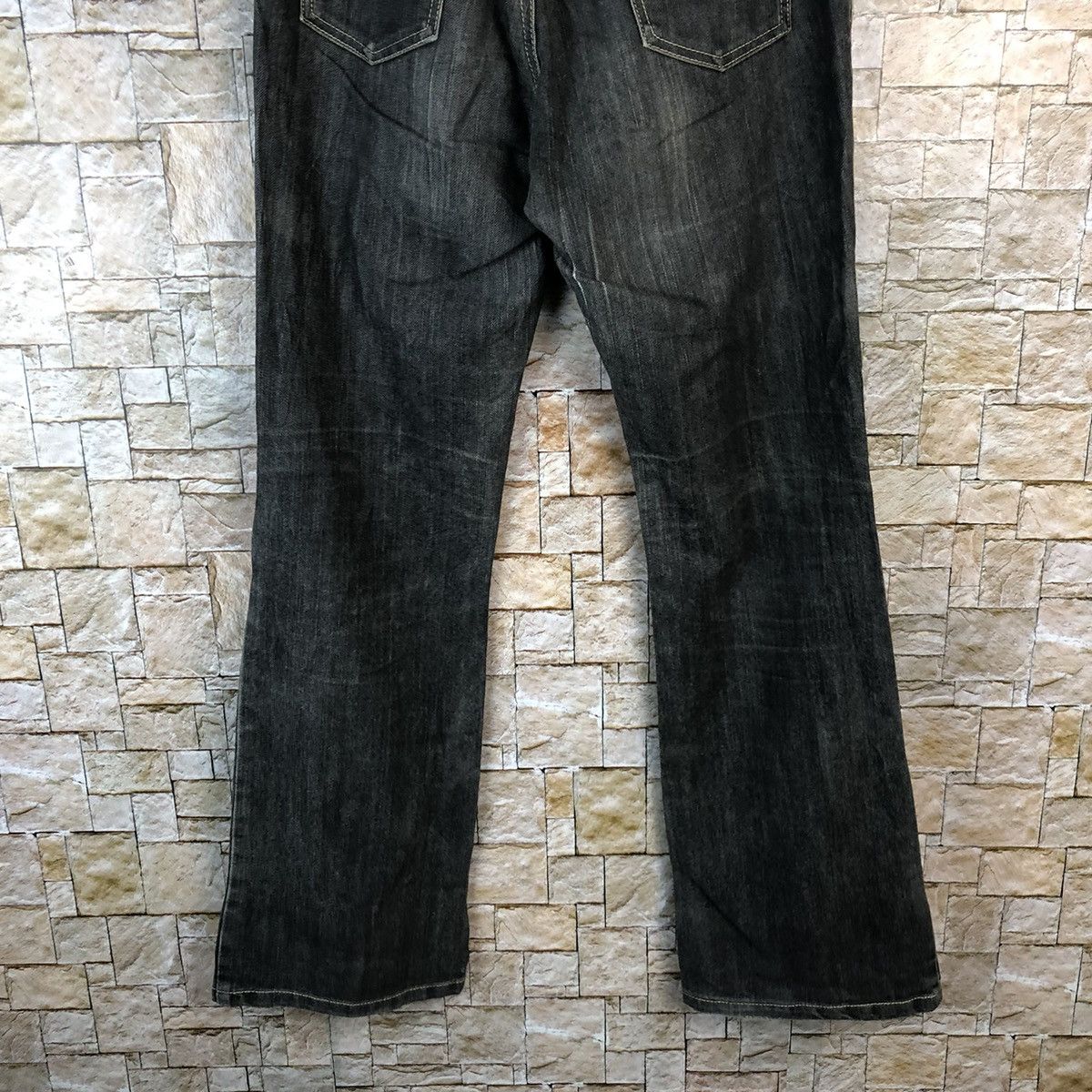 Japanese Brand Facilie Black vintage denim Jeans #A1120 Size 26" / US 2 / IT 38 - 14 Thumbnail