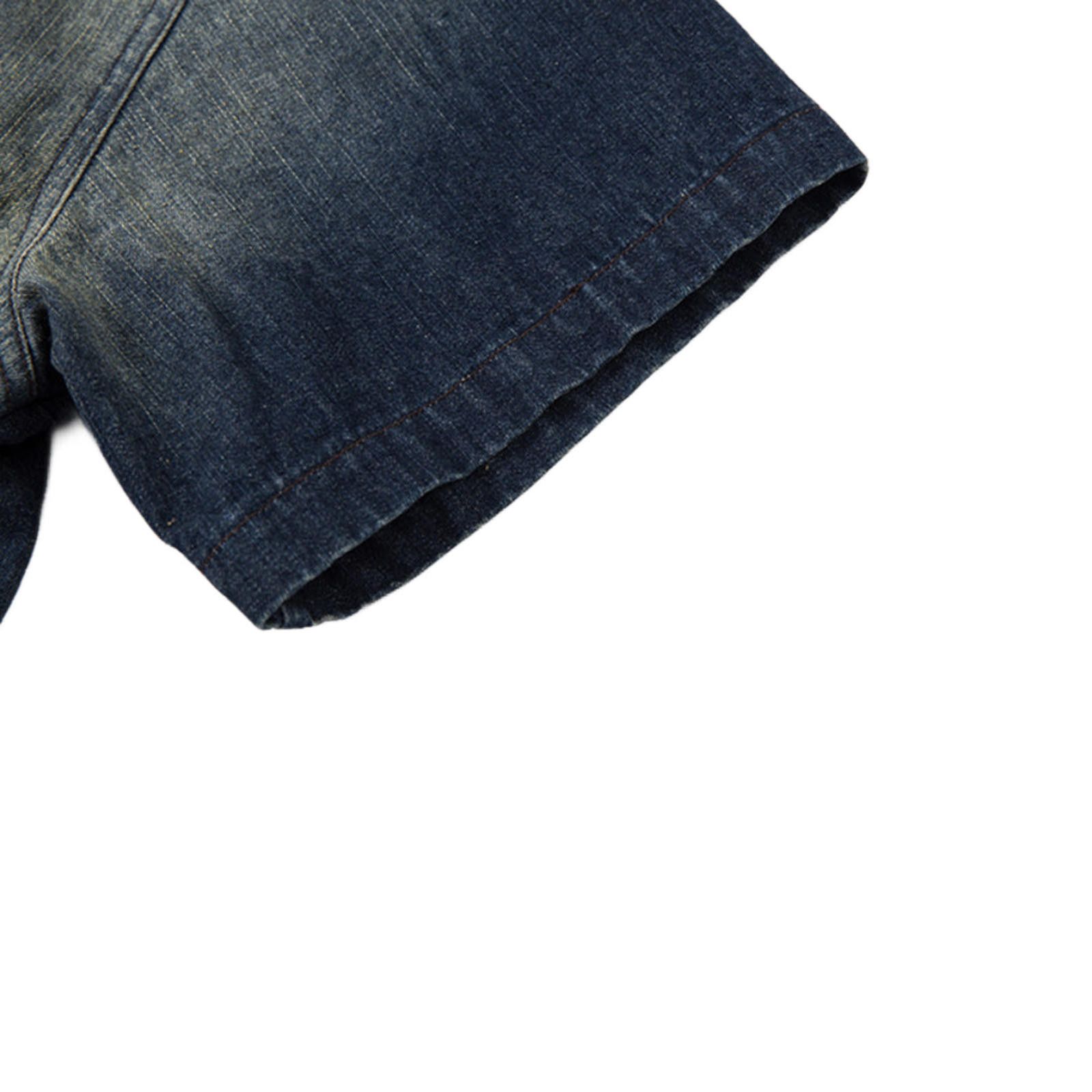 Vintage Jean Patchwork Denim Shirt Size US M / EU 48-50 / 2 - 5 Thumbnail