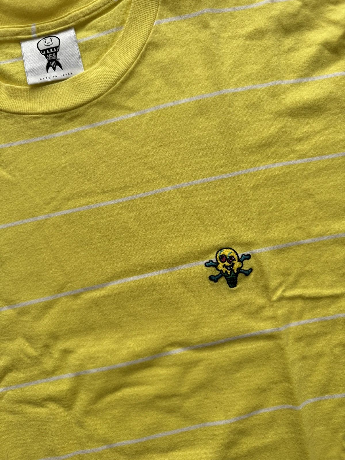 Billionaire Boys Club Season 4 Ice Cream Bones & Cones Stripe Tee Size US XL / EU 56 / 4 - 3 Thumbnail