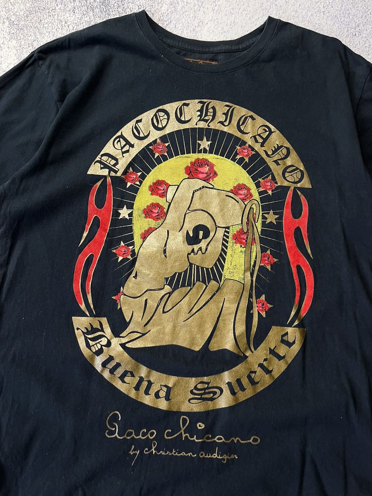 Christian Audigier Christian Audigier Paco Chicano t shirt Lion big logo Size US L / EU 52-54 / 3 - 6 Thumbnail