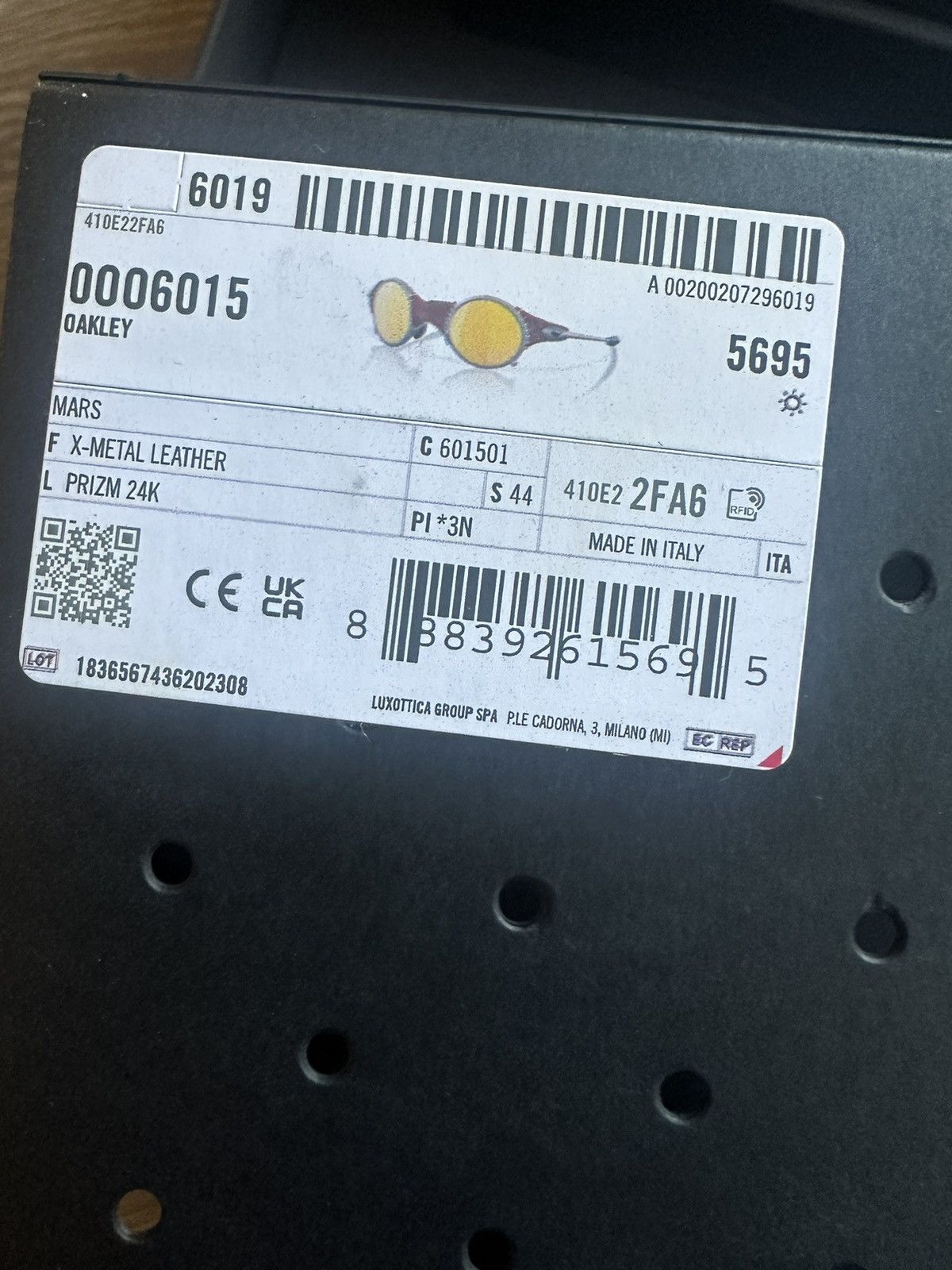 Oakley 2023 Oakley Muzm Mars X-Metal Leather Sunglasses Size ONE SIZE - 10 Thumbnail