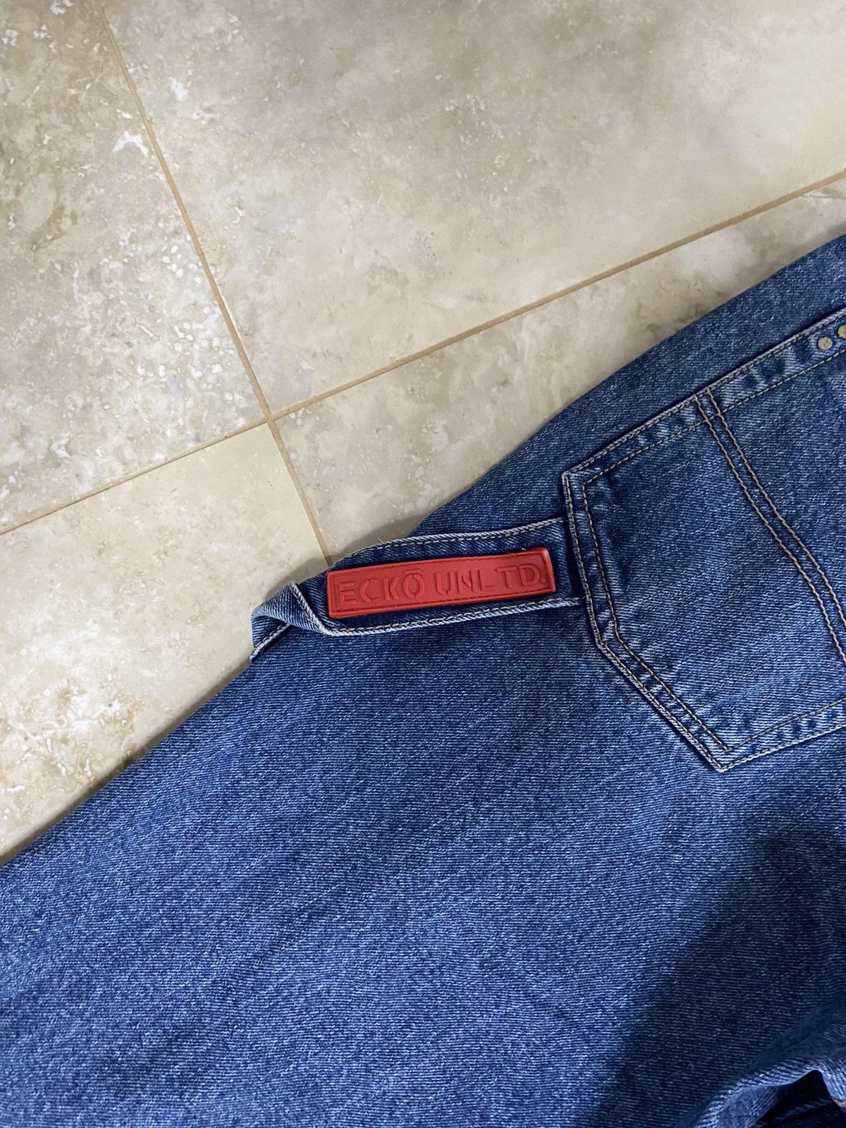 Ecko Unltd. Ecko Unltd Vintage Baggy Shorts Y2K Japanese Rap Washed Y2K Size US 30 / EU 46 - 5 Thumbnail