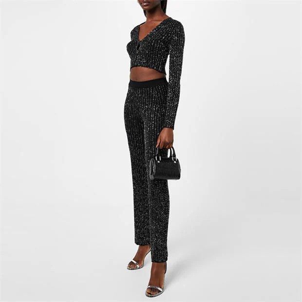 Missoni o1g2r1mq1124 Cardigan in Black & Silver Size XS / US 0-2 / IT 36-38 - 6 Thumbnail