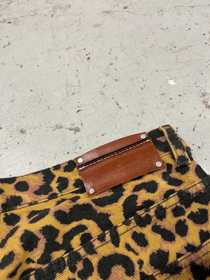 Dries Van Noten Dries Van Noten Leopard Print Camel Jeans Size US 32 / EU 48 - 10 Thumbnail