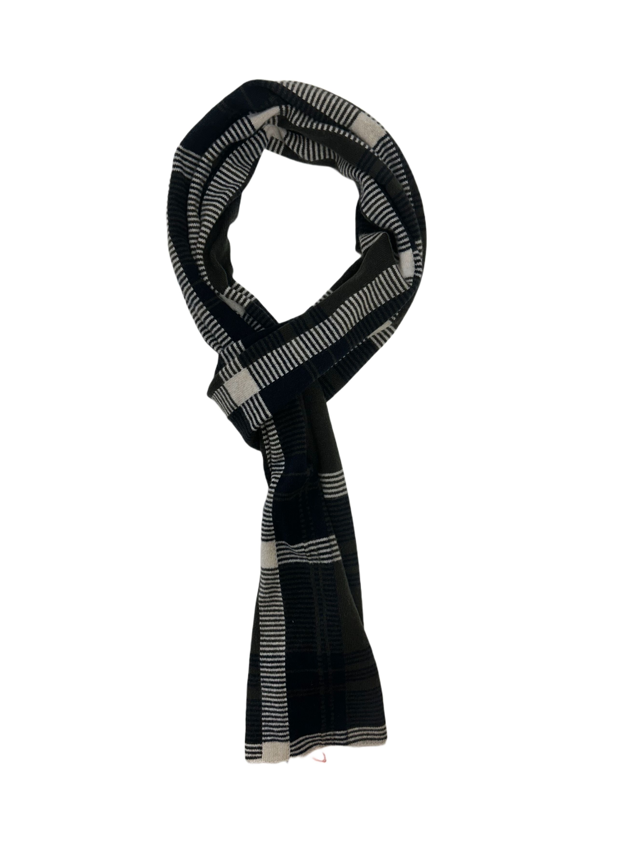 Cruciani Crucani Multi Coloured Plaid Check Cashmere Scarf Size ONE SIZE - 2 Thumbnail