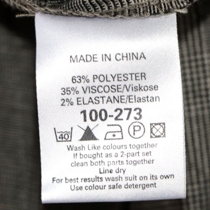 NEXT NEXT Houndstooth Trousers Size UK 8R Women’s Grey Mix Work Office Smart Ladies Size 30" / US 8 / IT 44 - 5 Thumbnail