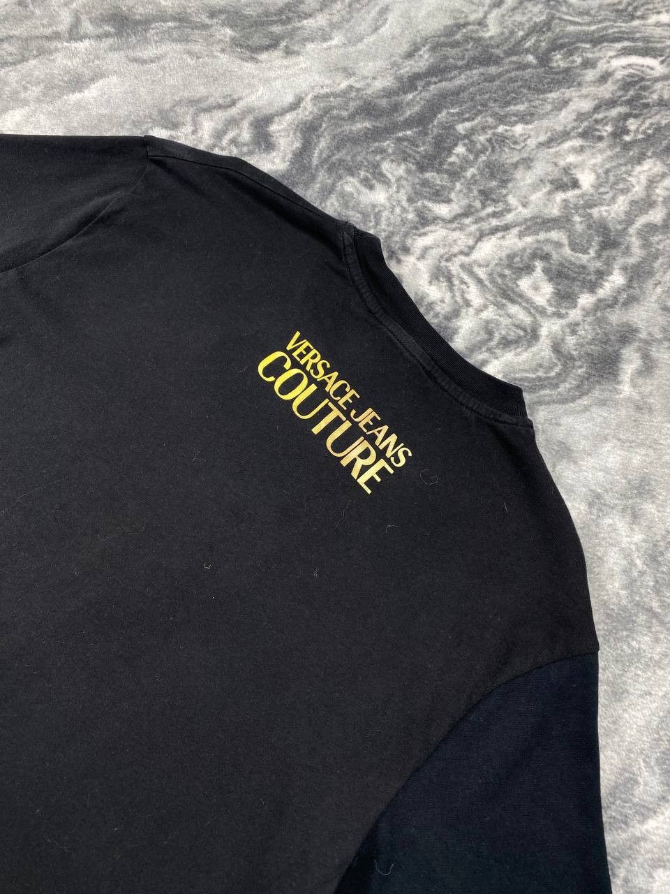 Versace Versace Jeans Couture Baroque Big Logo T-Shirt Men Size M Size US M / EU 48-50 / 2 - 11 Thumbnail