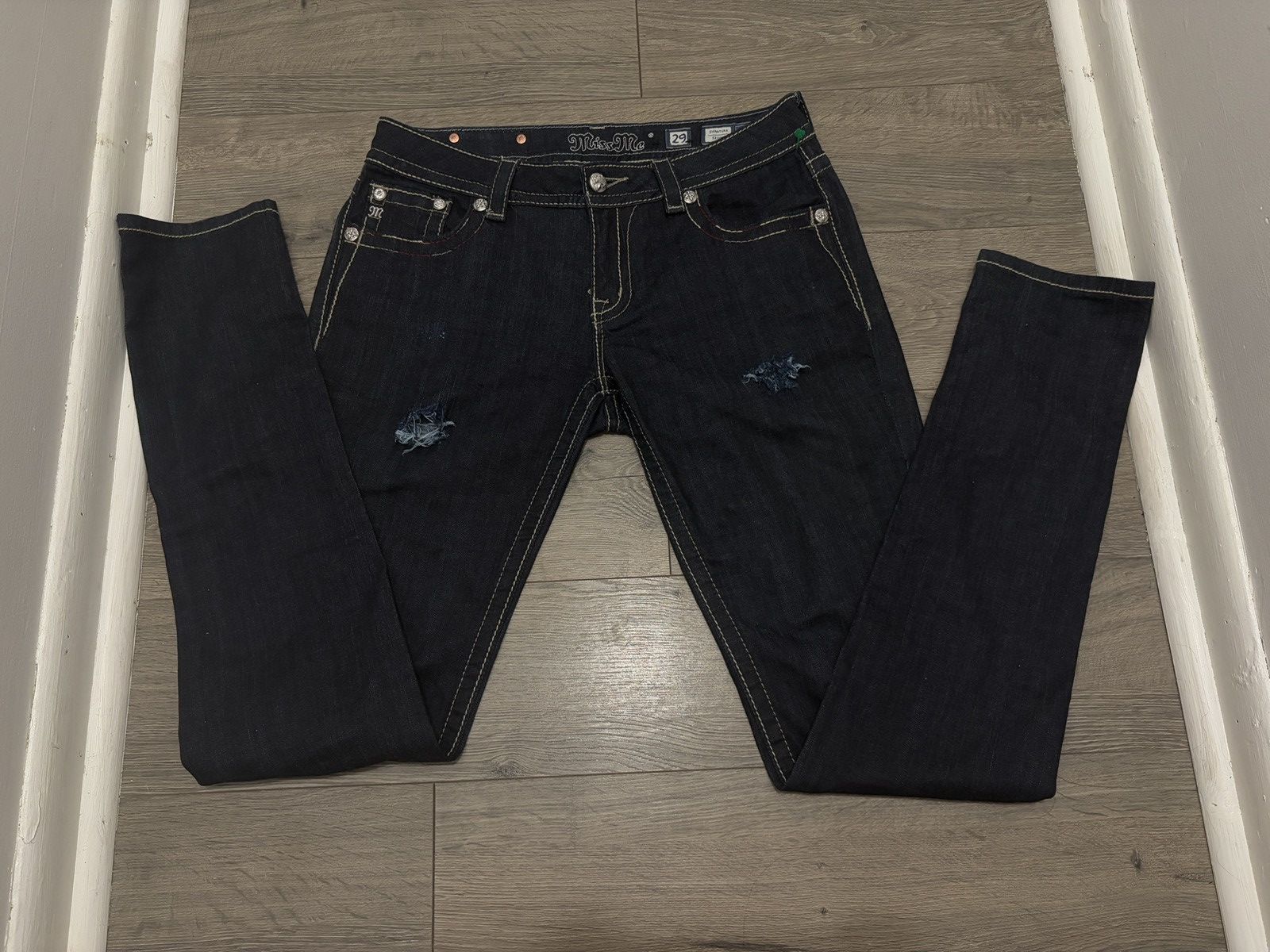 Miss Me Miss me jeans dark wash Size 29" - 1 Thumbnail