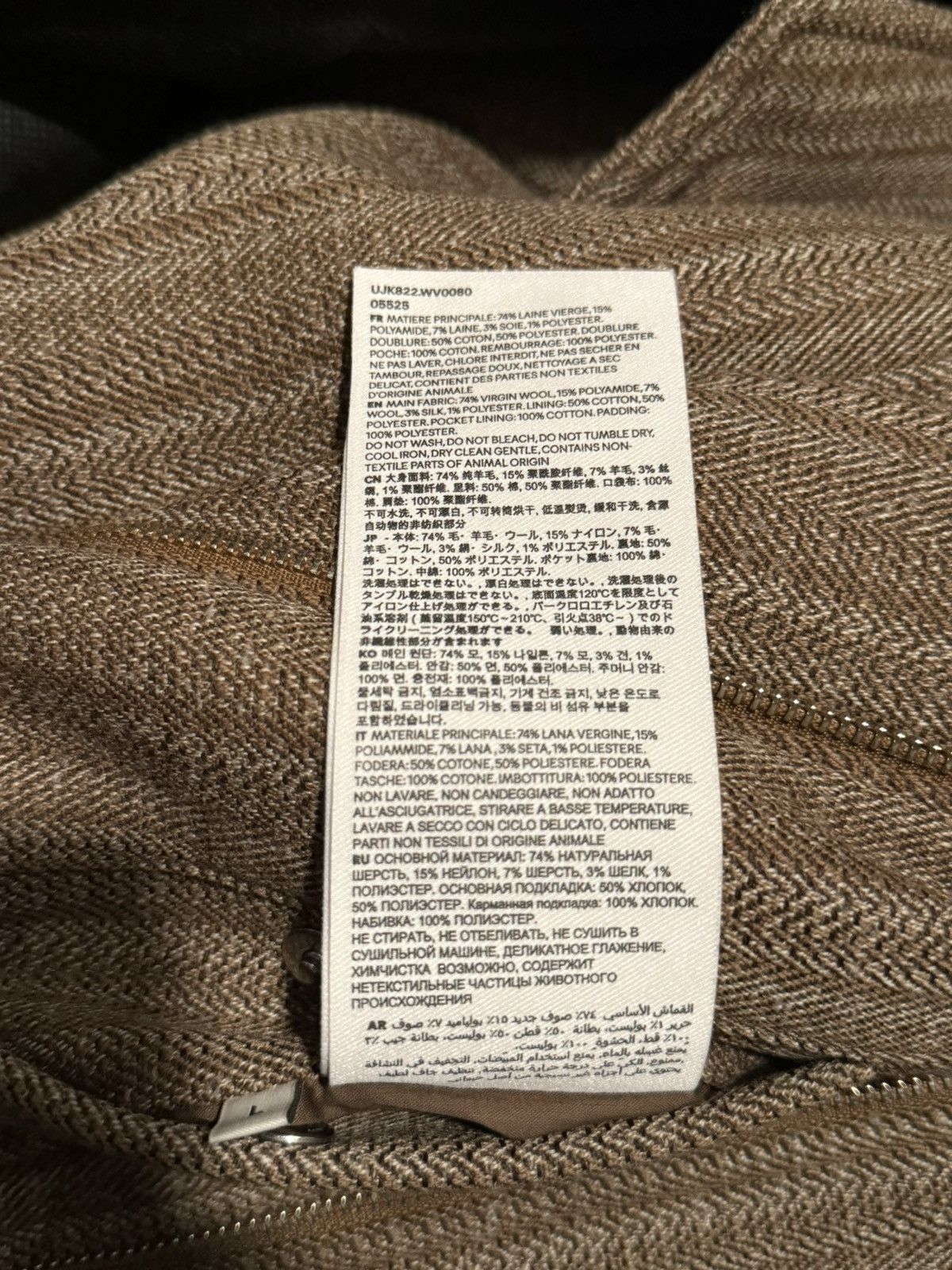 AMI Ami Wool Herringbone Jacket In Brown Size US XL / EU 56 / 4 - 6 Thumbnail